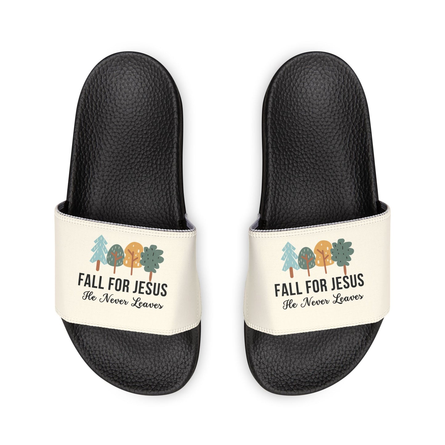 Fall for Jesus Christian Women's Removable Strap Sandals