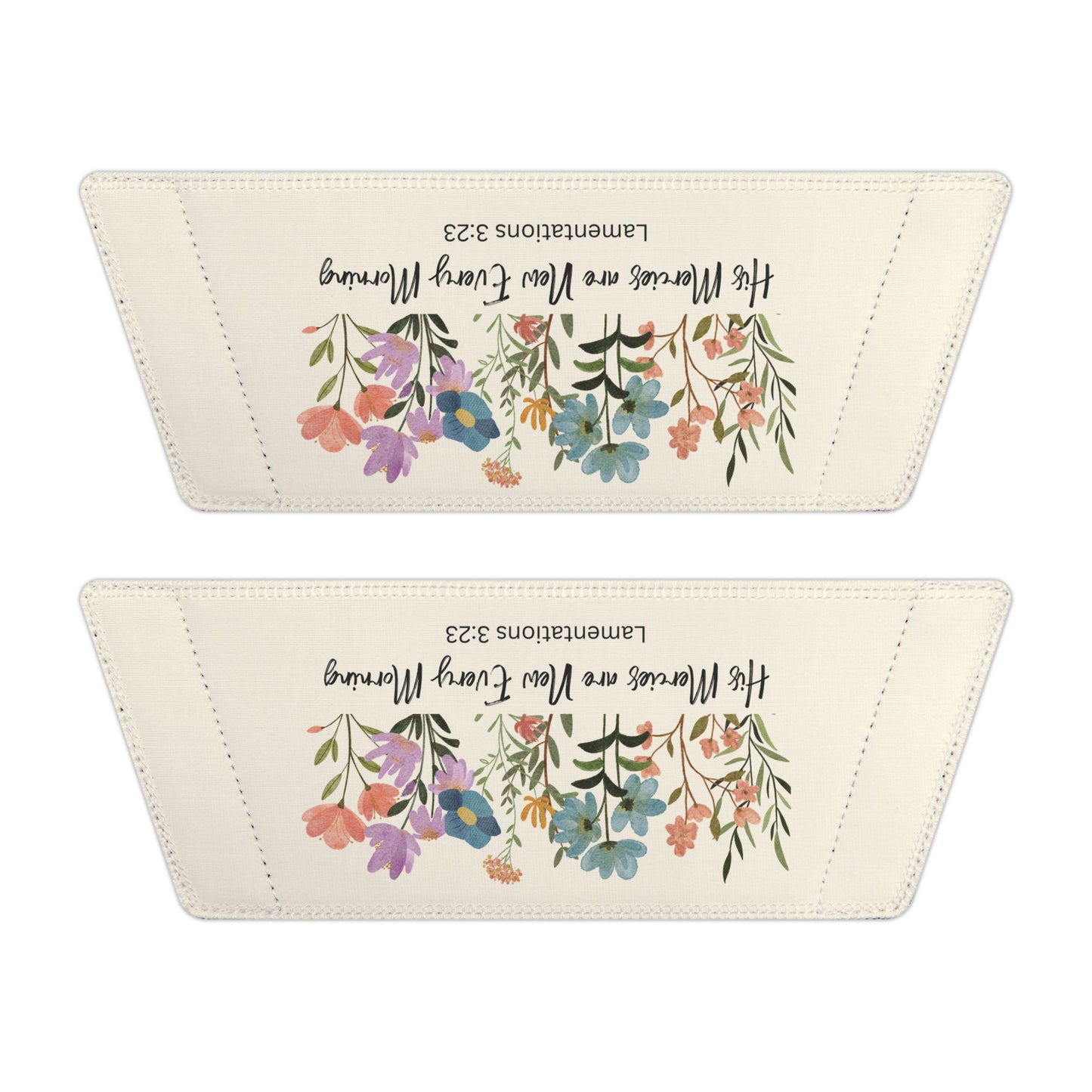 His Mercies are New Every Morning Christian Women's Removable Strap Sandals