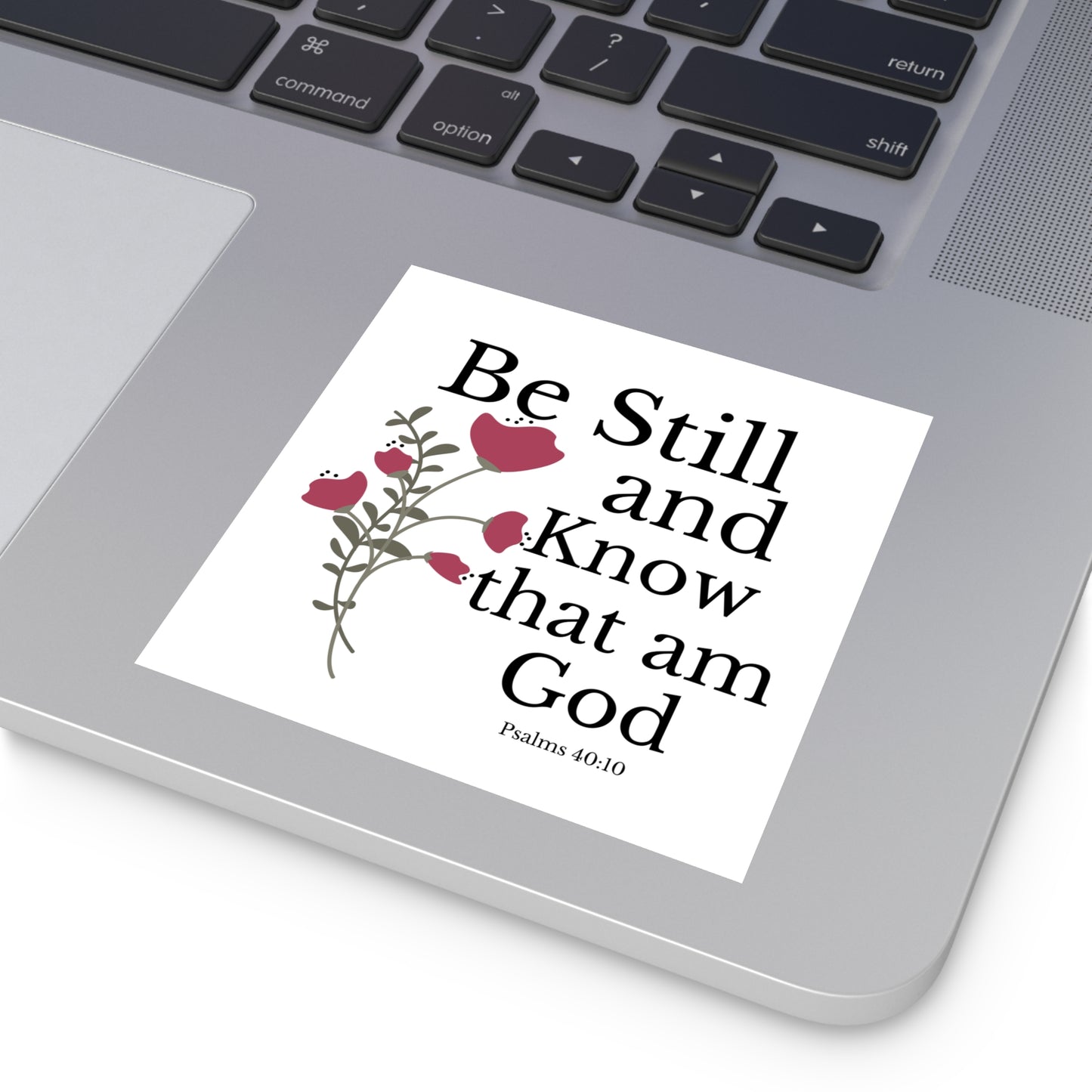 Christian Stickers, Be Still and Know that I am God, Devotional Journal Sticker, Christian Vinyl Sticker
