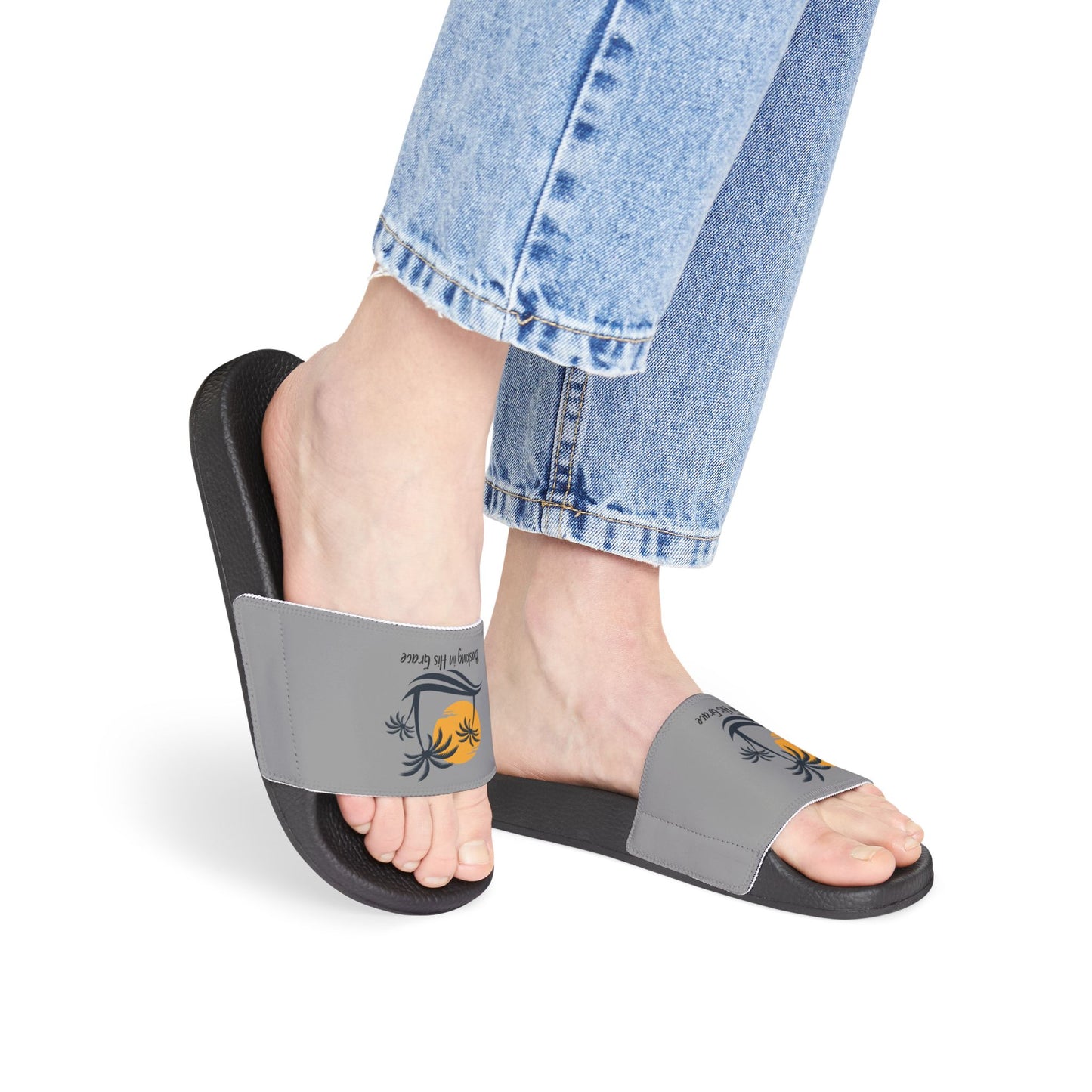 Basking in His Grace Christian Women's Removable Strap Sandals