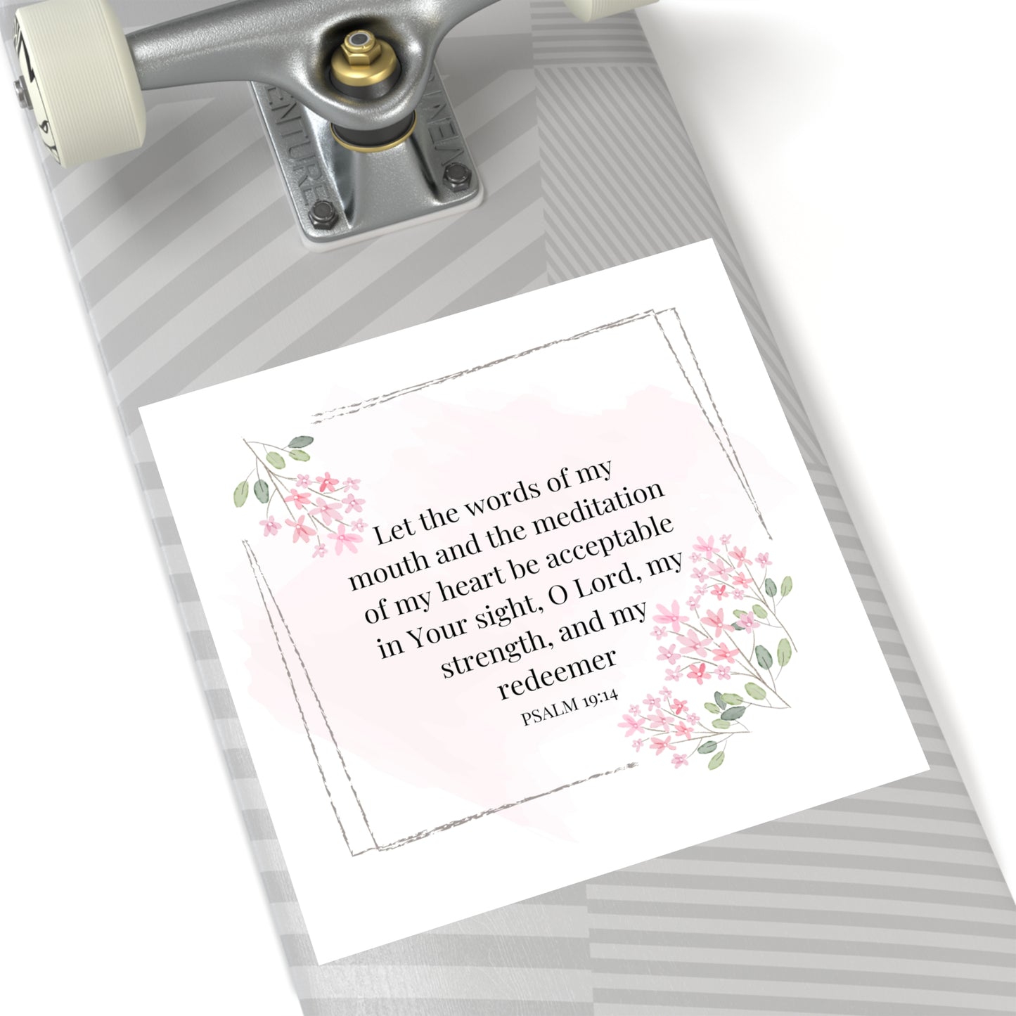 Christian Stickers, Psalms 19:14 Notebook Stickers