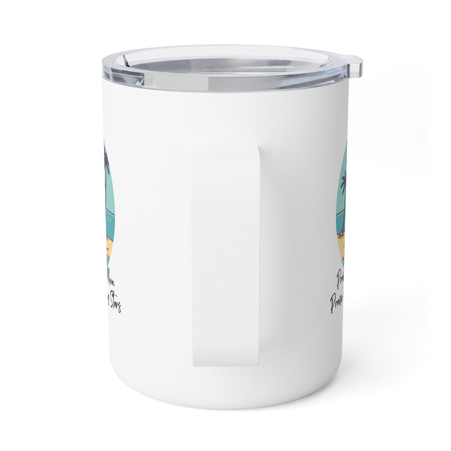 Praise Him Sun Moon and Stars Insulated Christian Coffee Mug