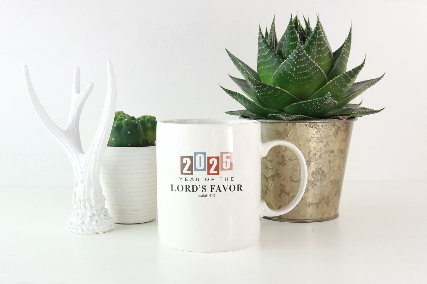 Christian Coffee Mug, Year of the Lord 2025, Inspirational Mug, Bible Verse Gift, Christianity Mug, 2025 Mug