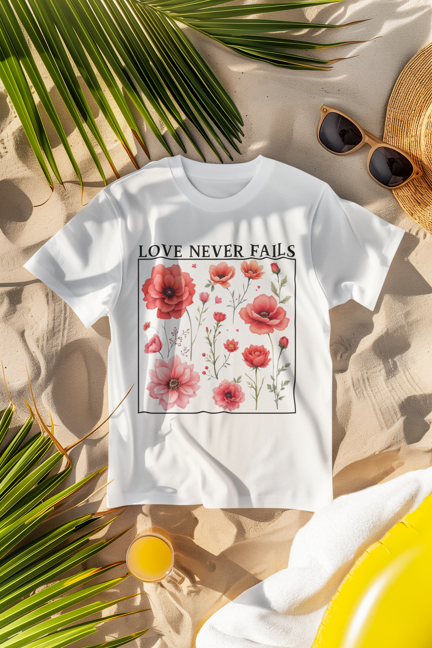 Love Never Fails Christian Tshirt