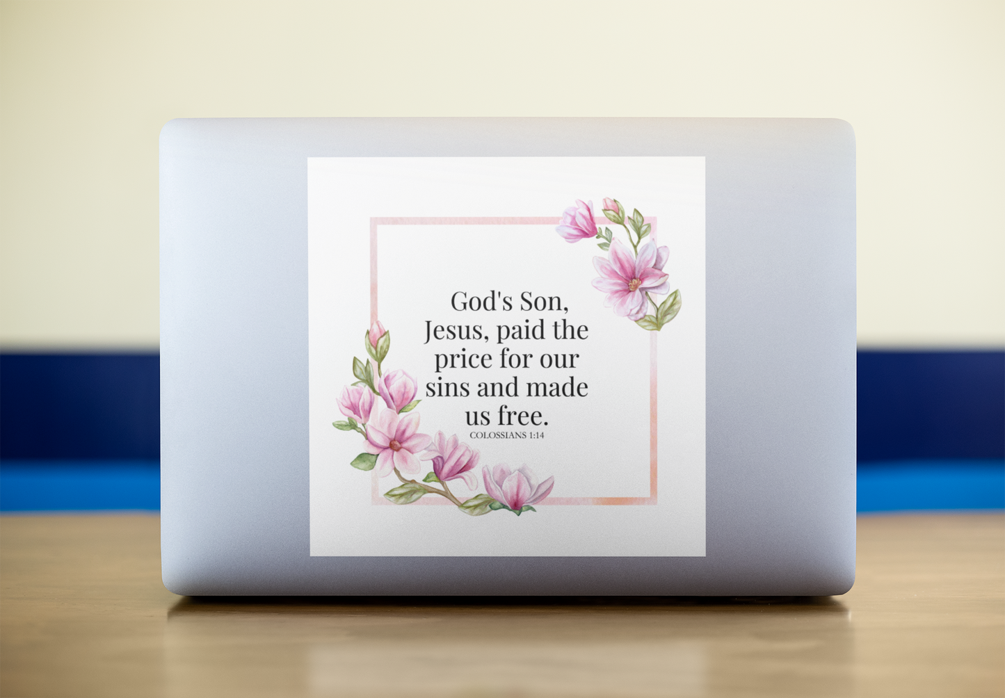 Christian Stickers, Jesus Paid The Price Sticker, Devotional Journal Sticker, Christian Vinyl Sticker