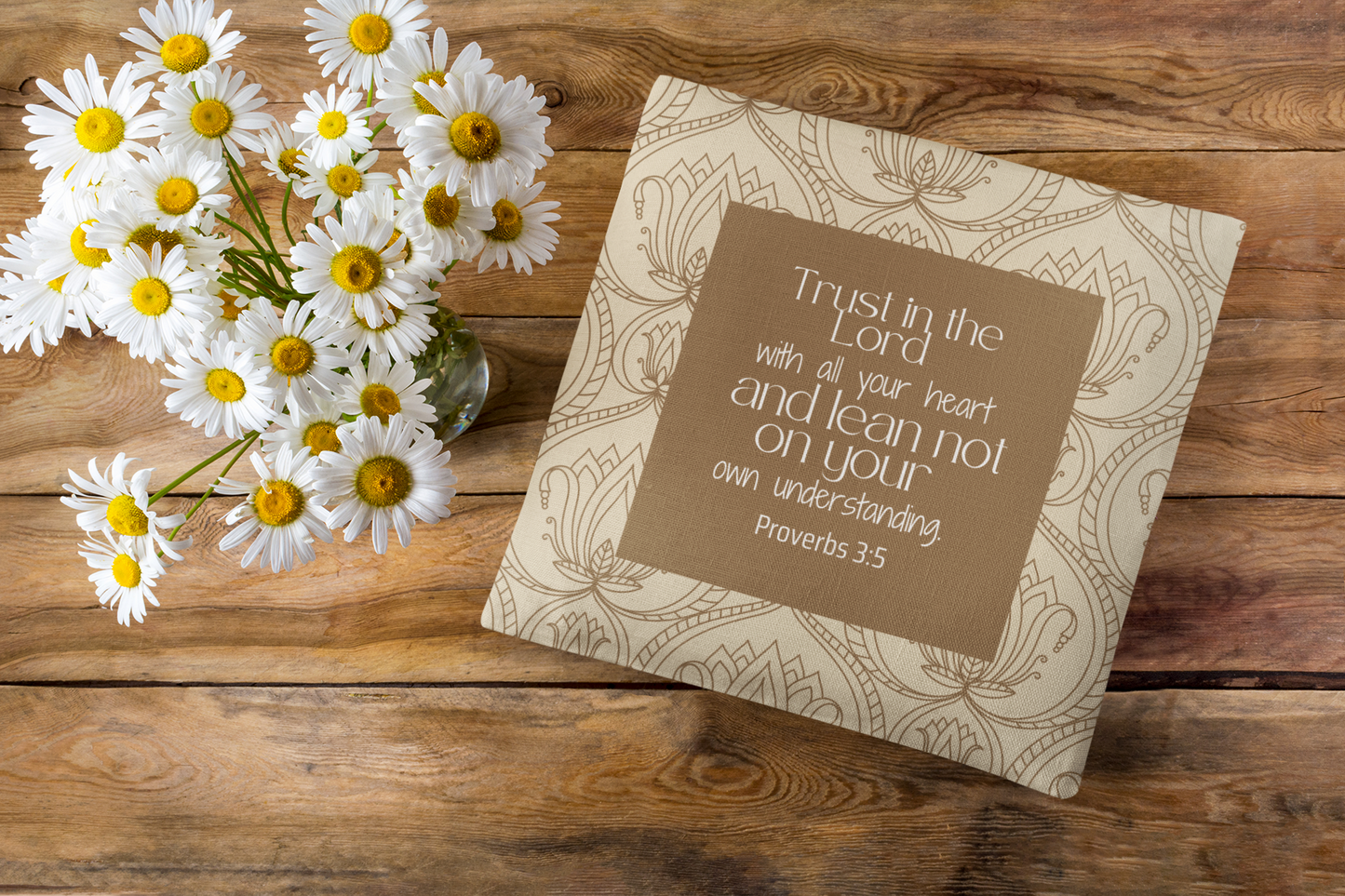 Trust In The Lord Christian Pillow