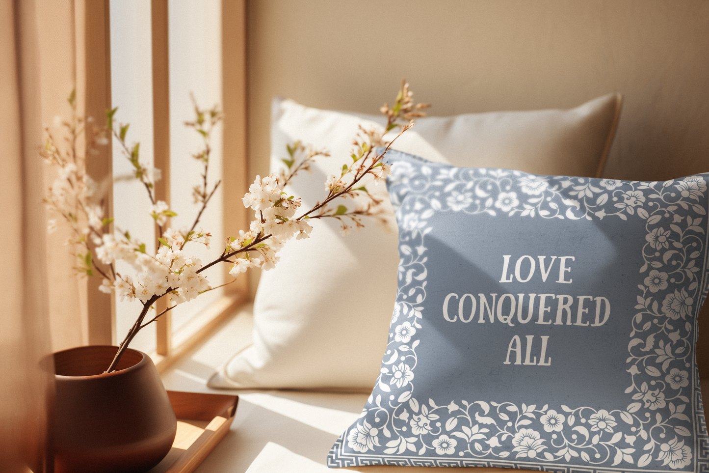 Love Conquered All Christian Throw Pillow