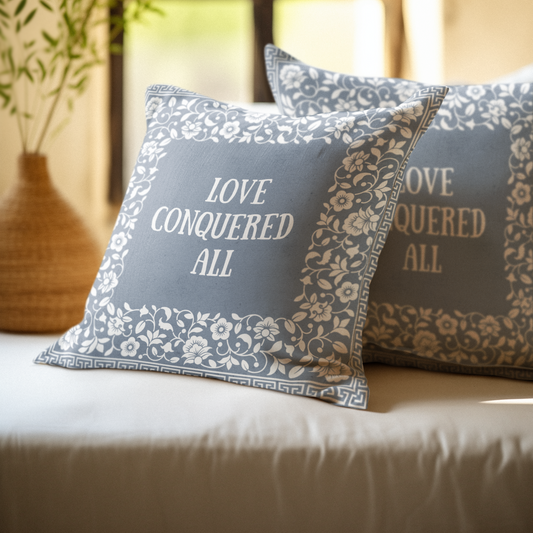 Love Conquered All Christian Throw Pillow