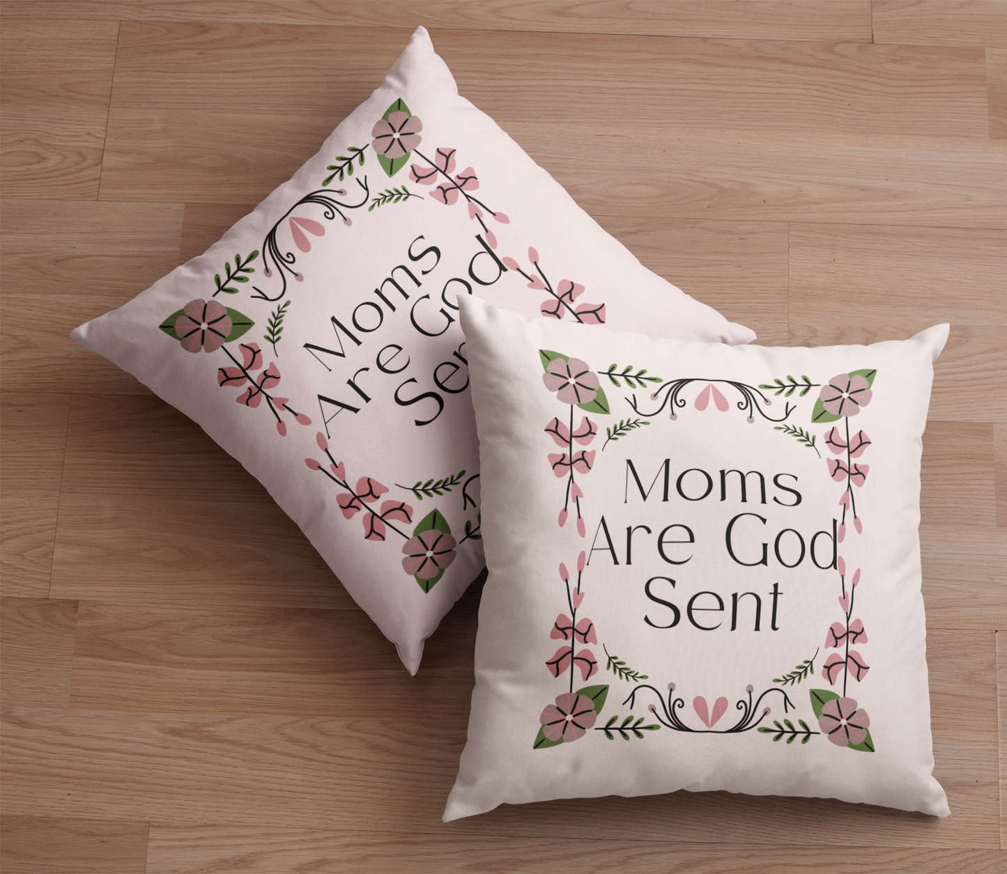 Mothers Are God Sent Christian Decorative Home Decor Pillow