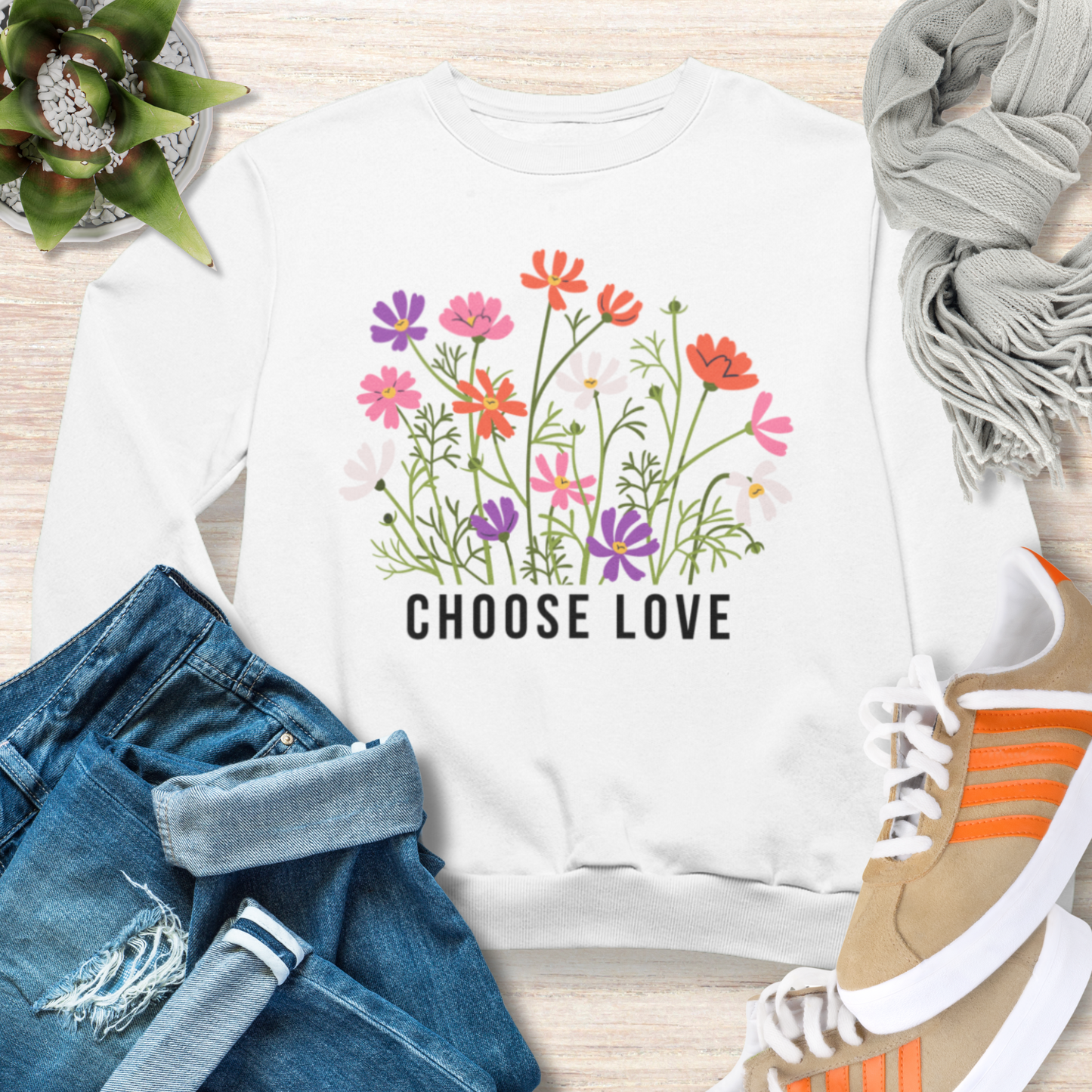 Choose Love Christian Sweatshirt