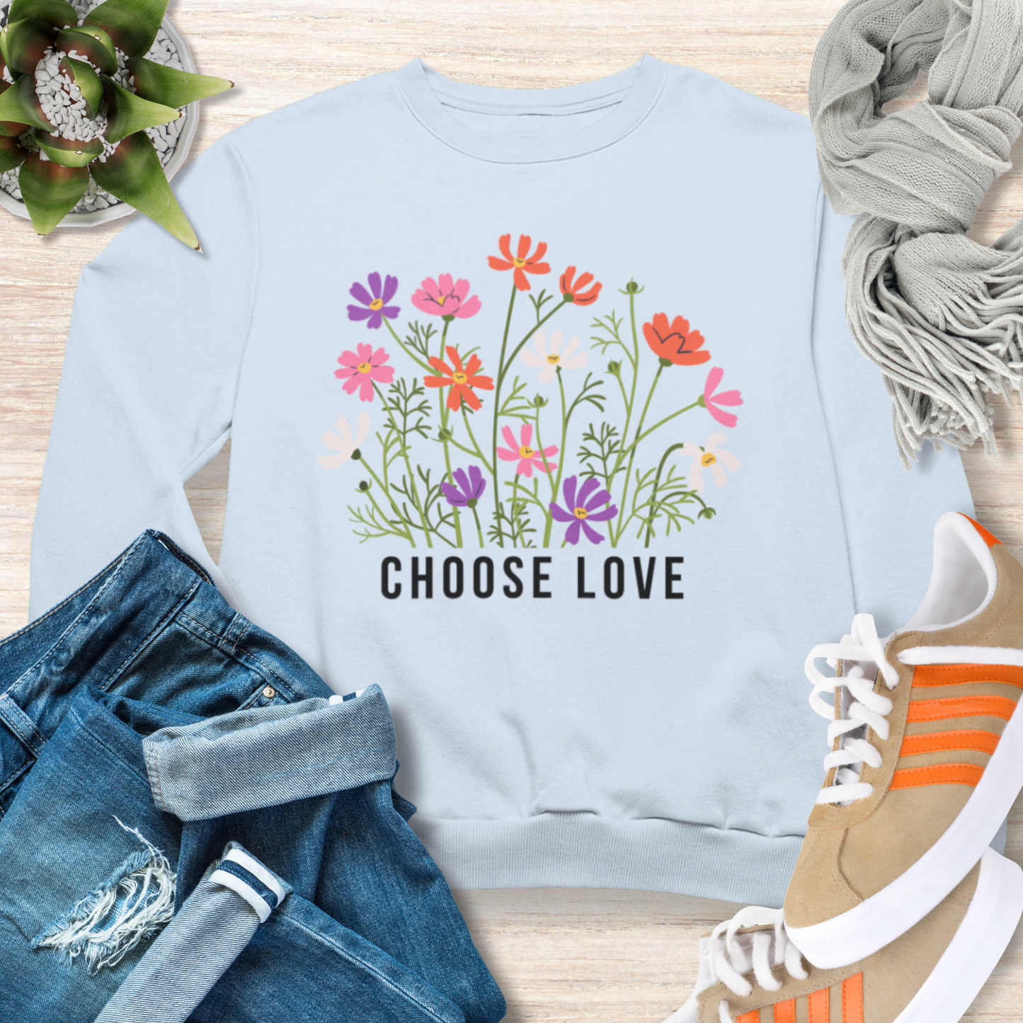 Choose Love Christian Sweatshirt