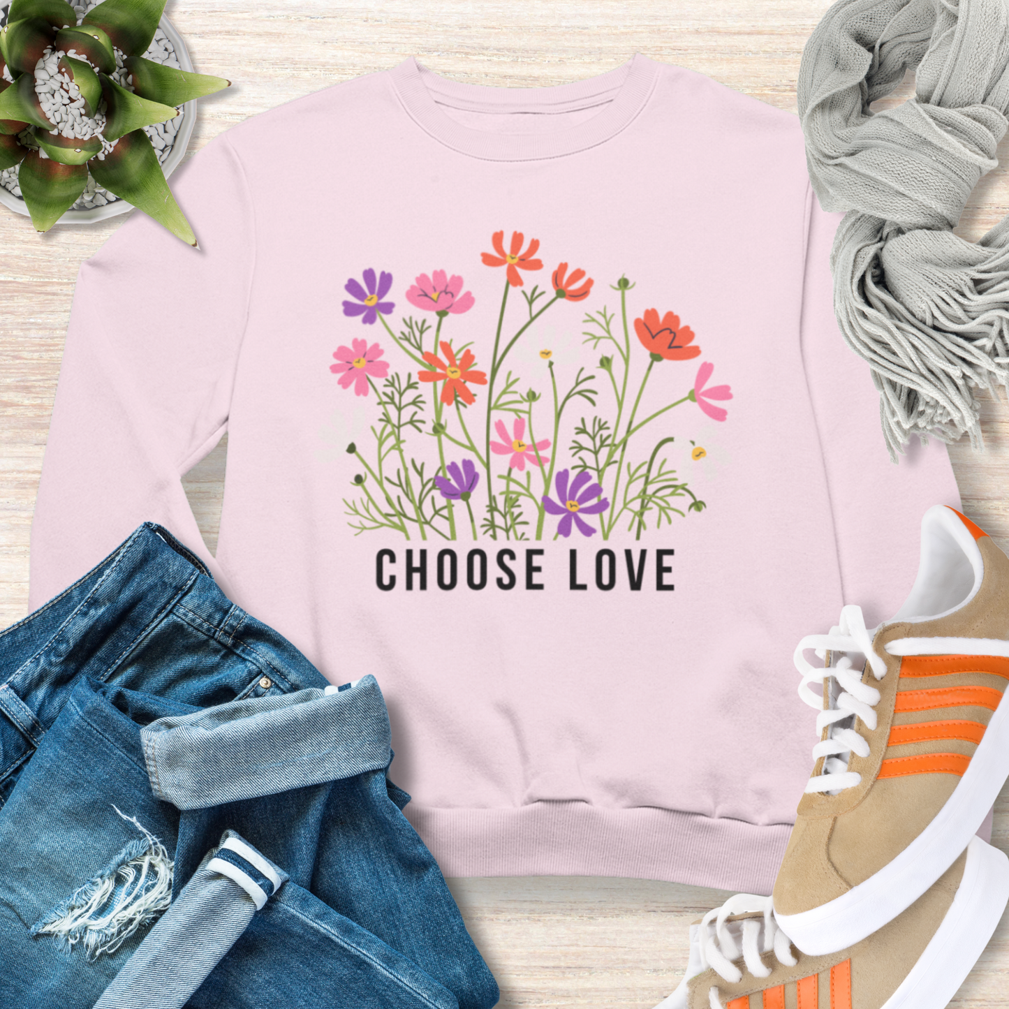 Choose Love Christian Sweatshirt