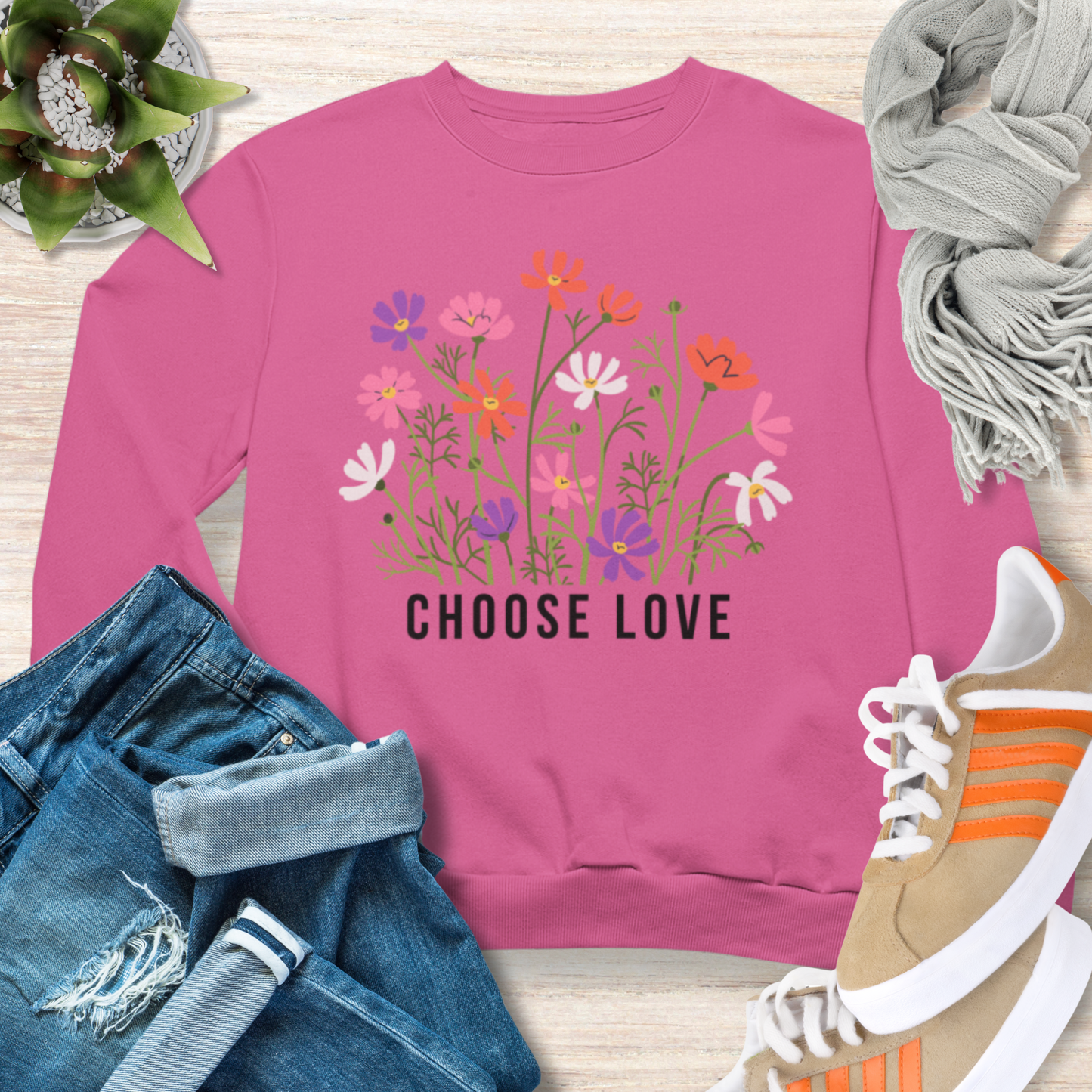 Choose Love Christian Sweatshirt