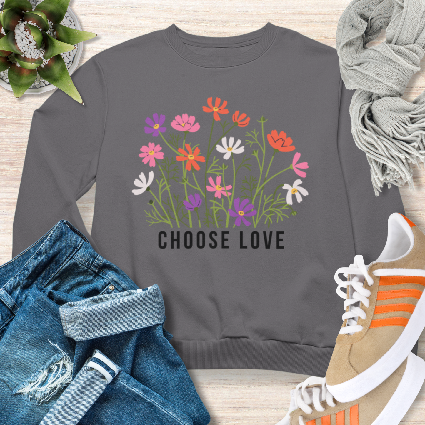 Choose Love Christian Sweatshirt