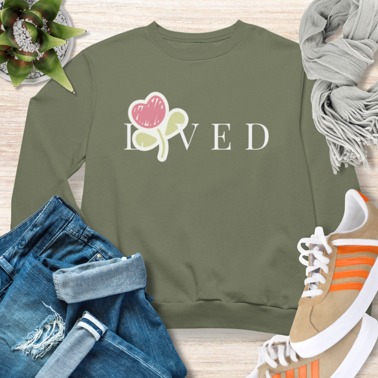 Loved Christian Sweatshirt