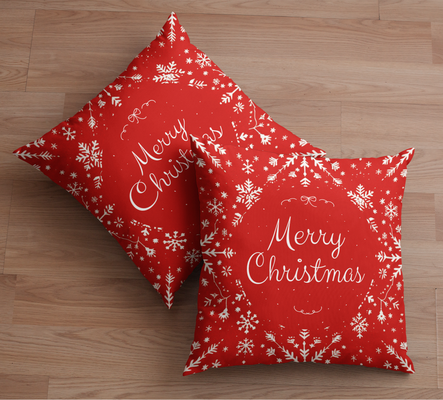 Merry Christmas Pillow Holiday Home Decor Throw Pillow