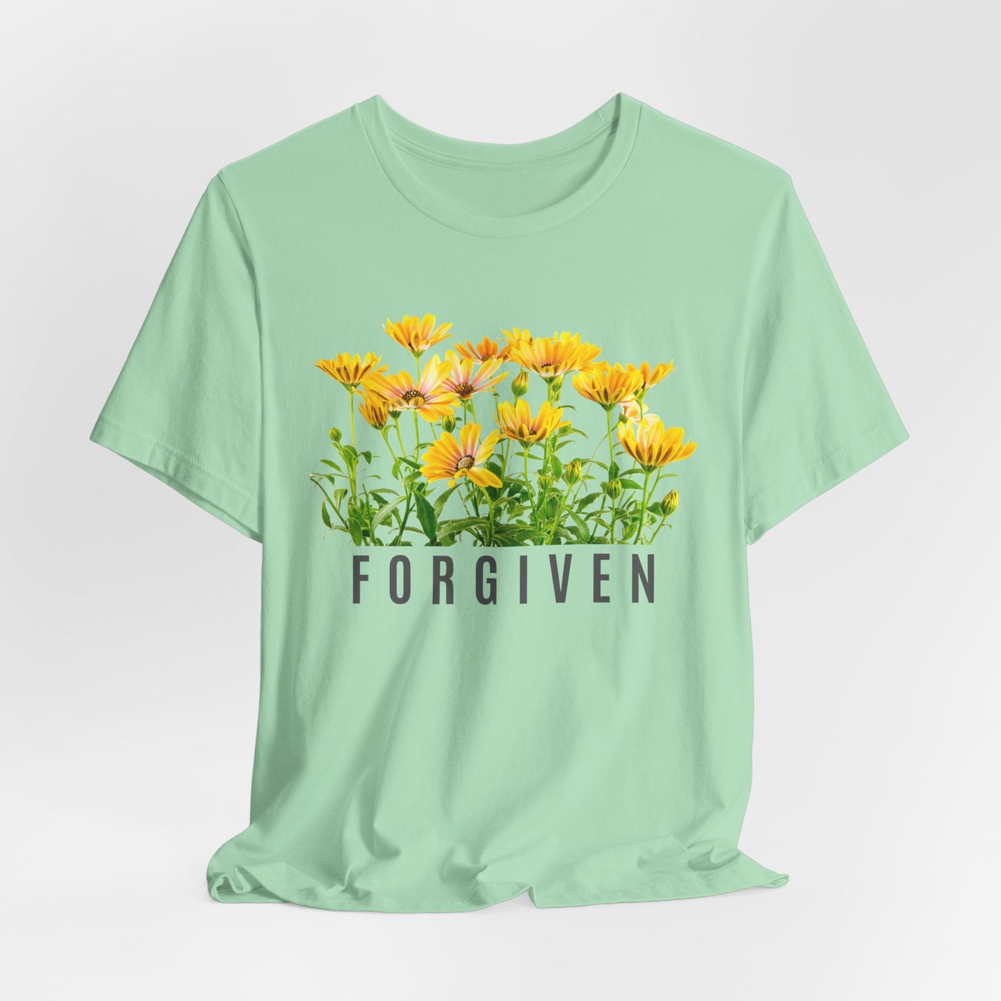 Forgiven Floral Christian Tshirt