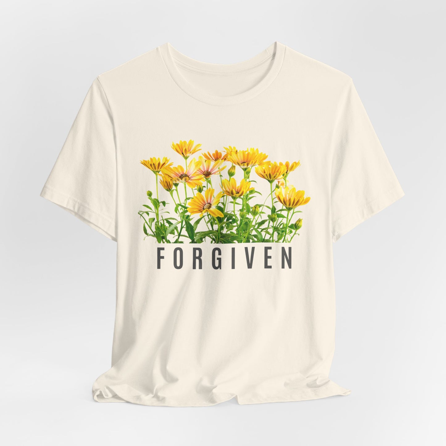 Forgiven Floral Christian Tshirt