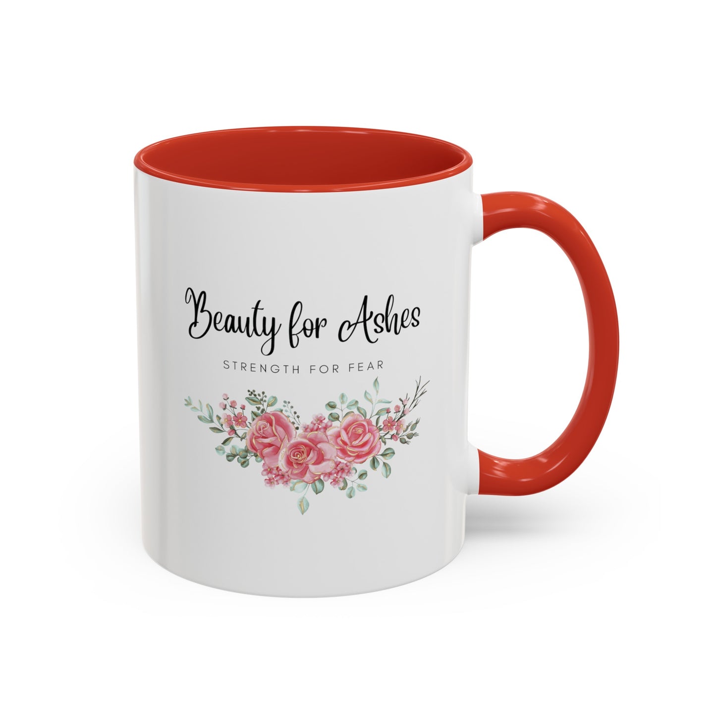 Beauty for Ashes Mug with Bible Verse Christian coffee mugs for Mom Christian Coffee Mug with Inspirational Message Accent Coffee Mug in 11oz Coffee Mug in 15 oz for coffee lovers