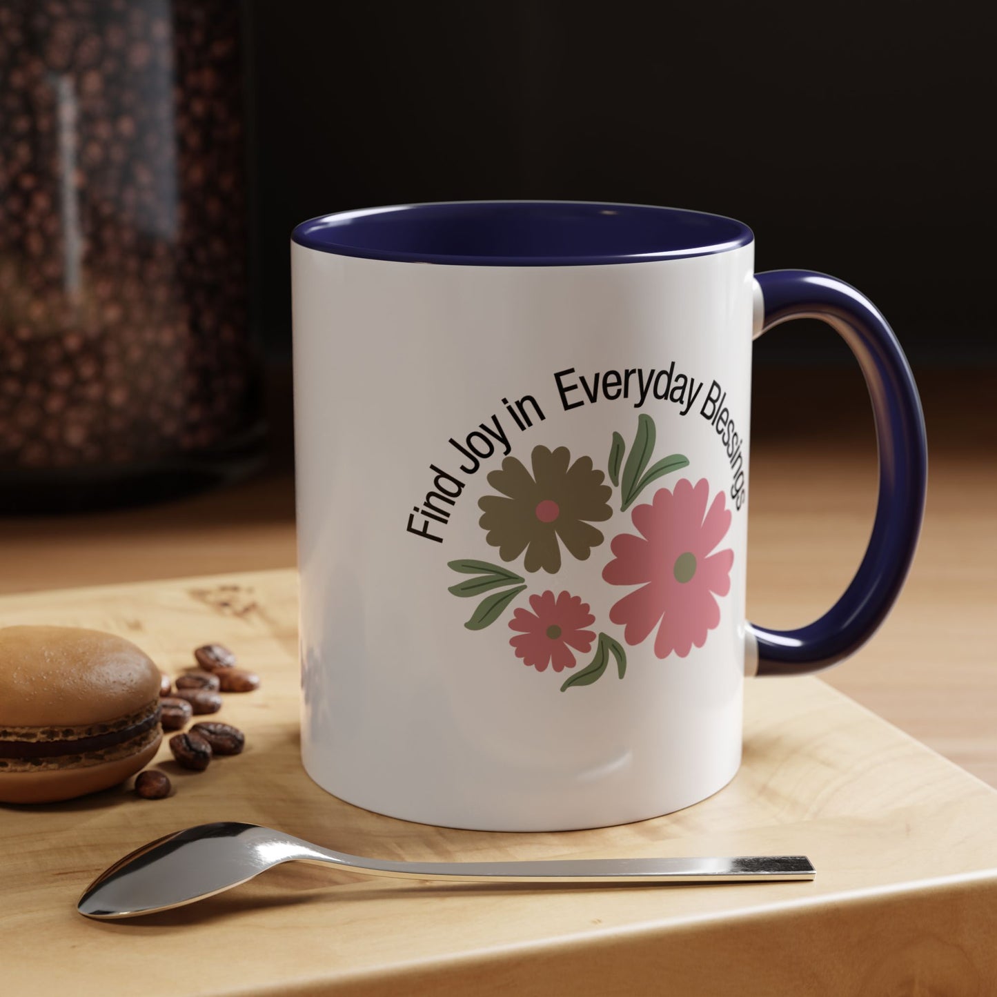 Find Joy in Everyday Blessing Christian coffee mug