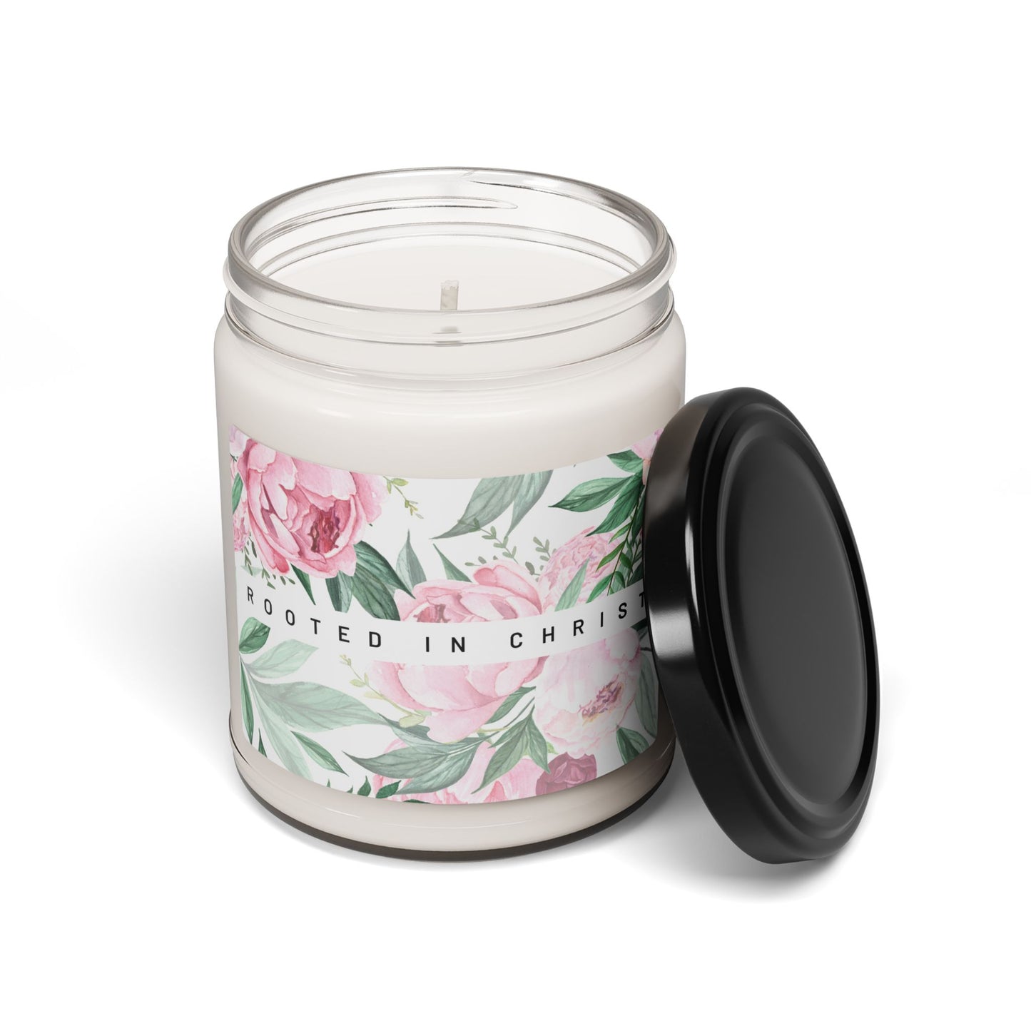 Rooted In Christ Christian Candle