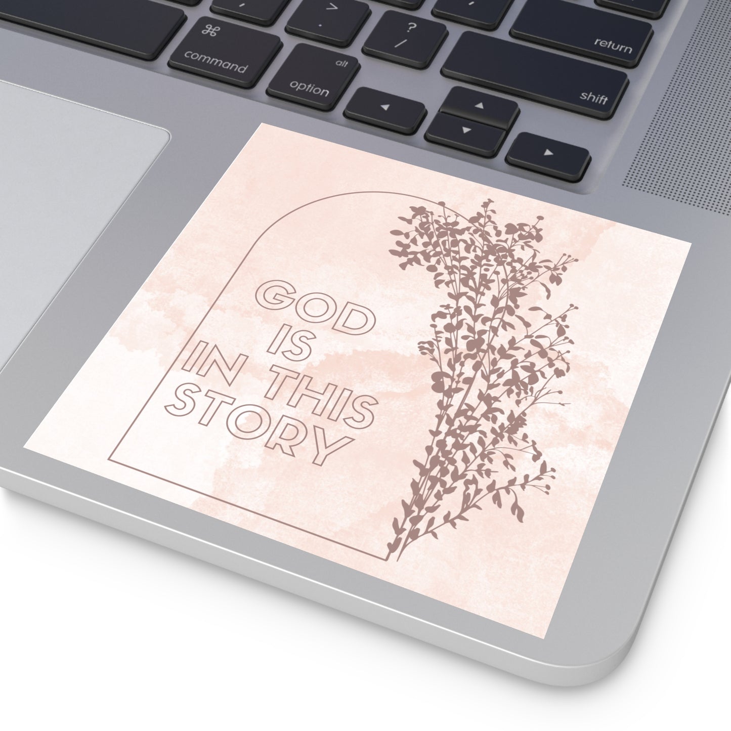 God is in the Story Sticker with Inspirational Message Christian Sticker