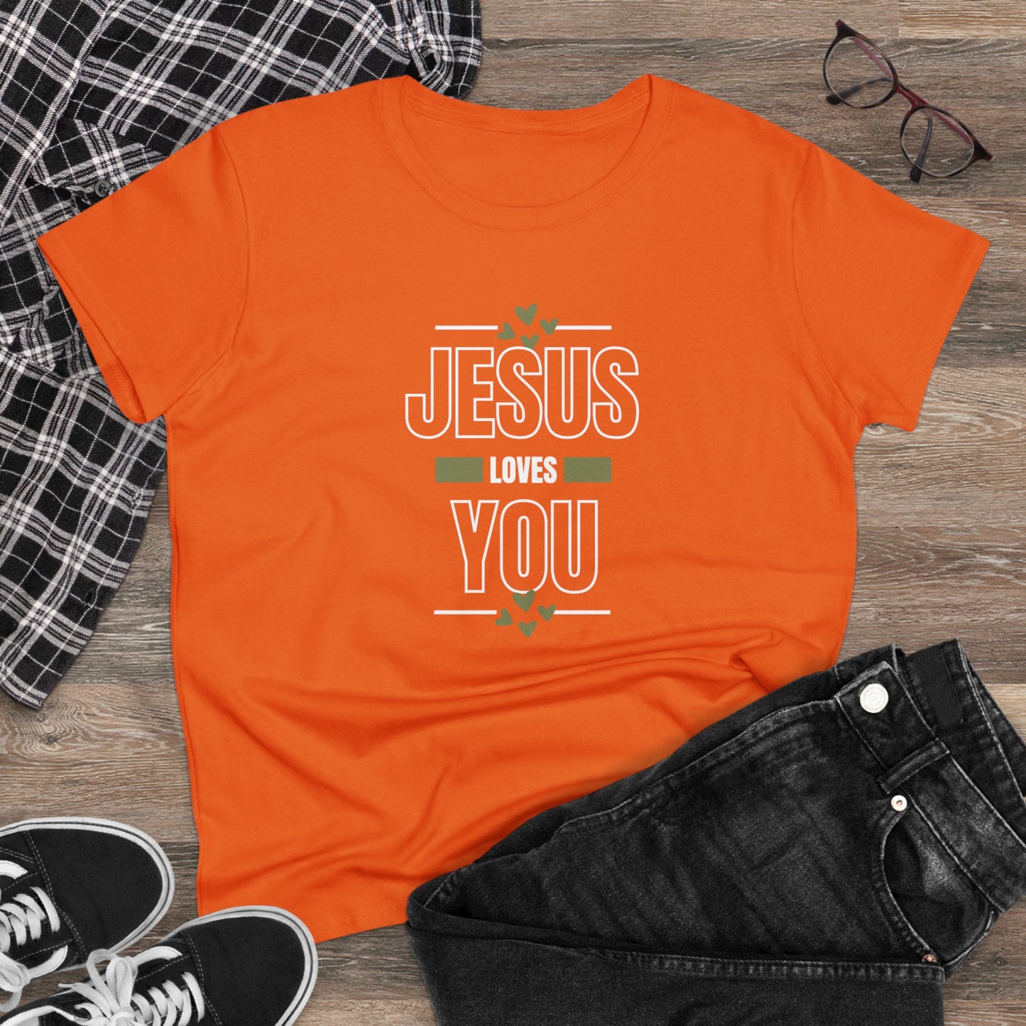 Jesus Love You Midweight Christian Women Tee
