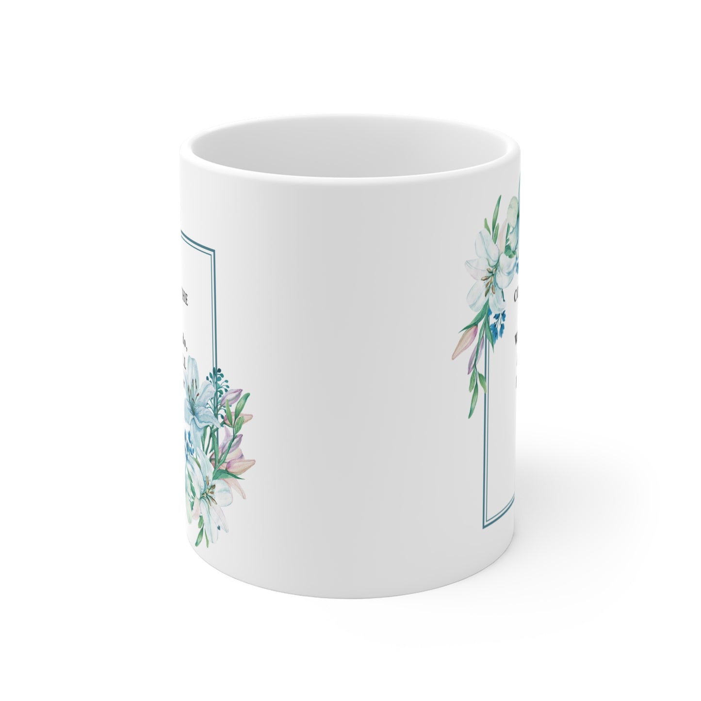 Christian Coffee Mug Commit To The Lord What You Do