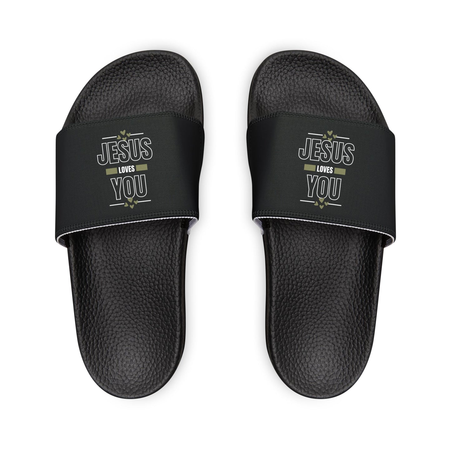 Jesus Loves You Christian Women's Removable Strap Sandals