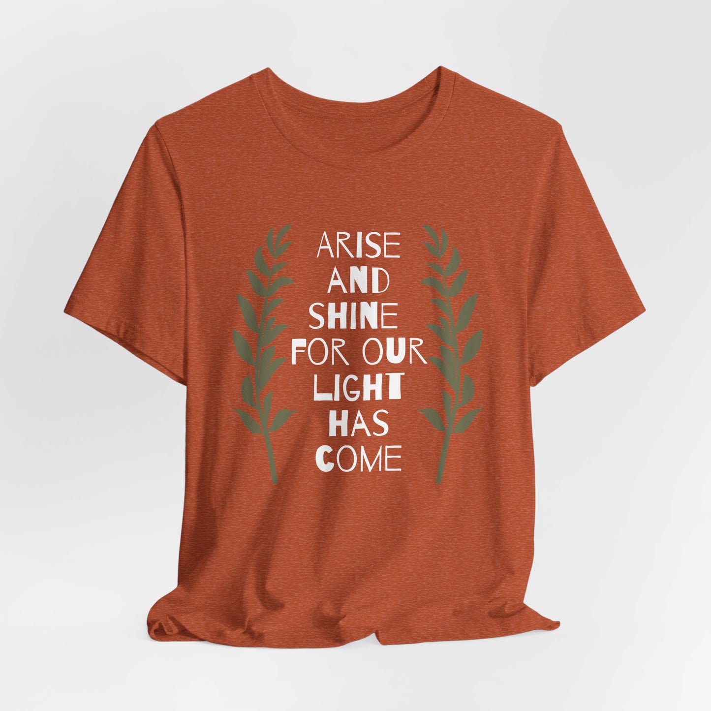 Arise and Shine Floral Christian Tshirt