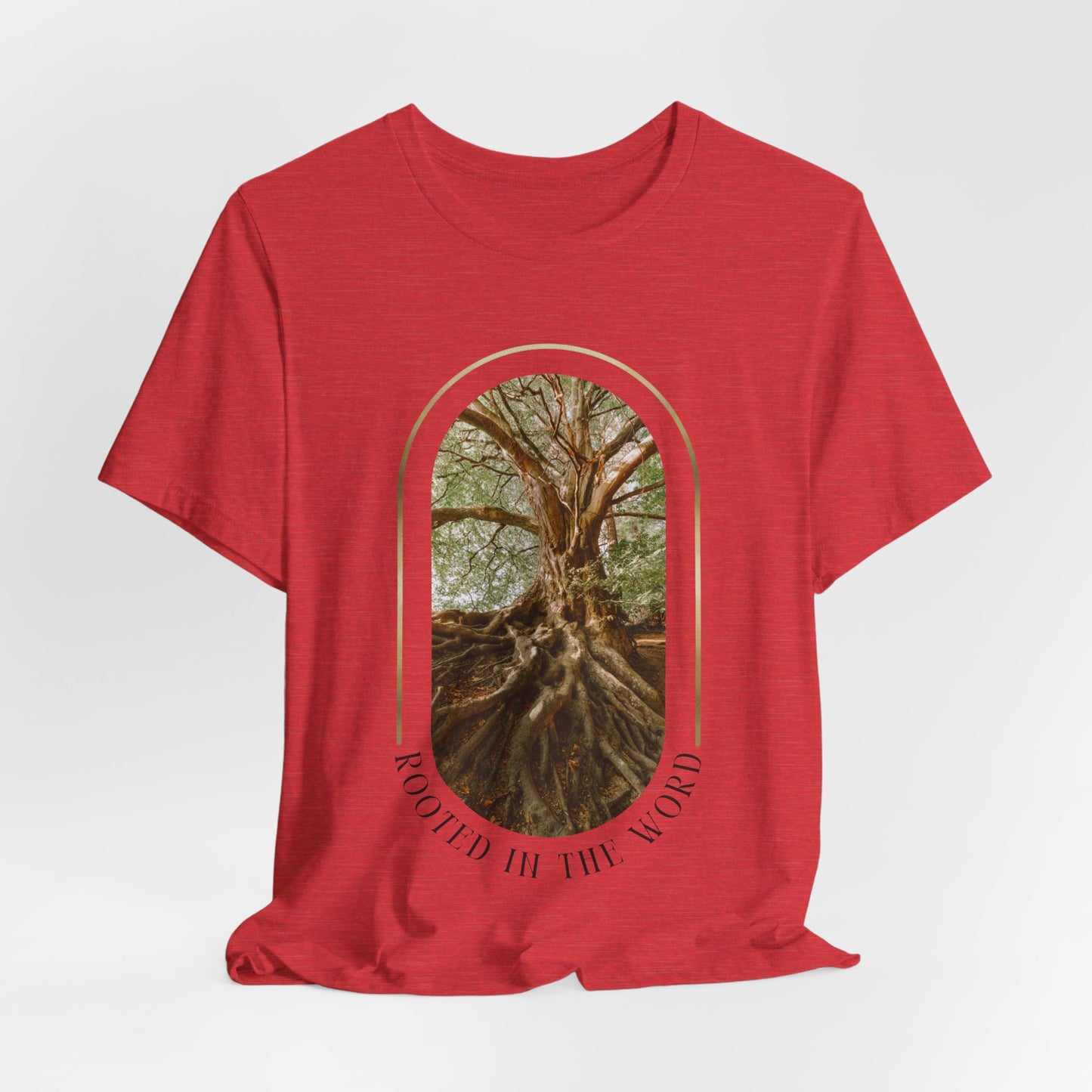 Rooted in the Word Vintage Inspirational Christian T-Shirt