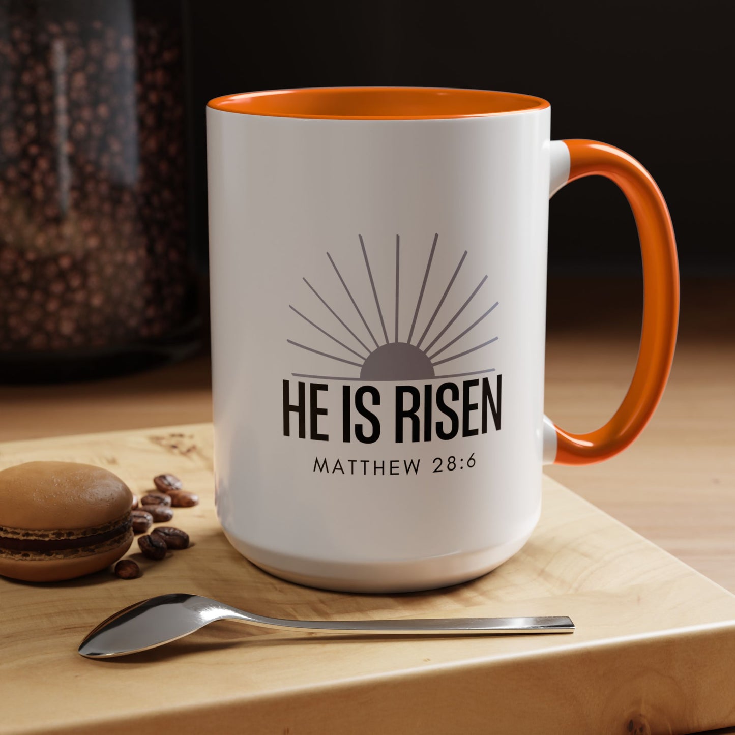He Is Risen Christian Easter Coffee mug