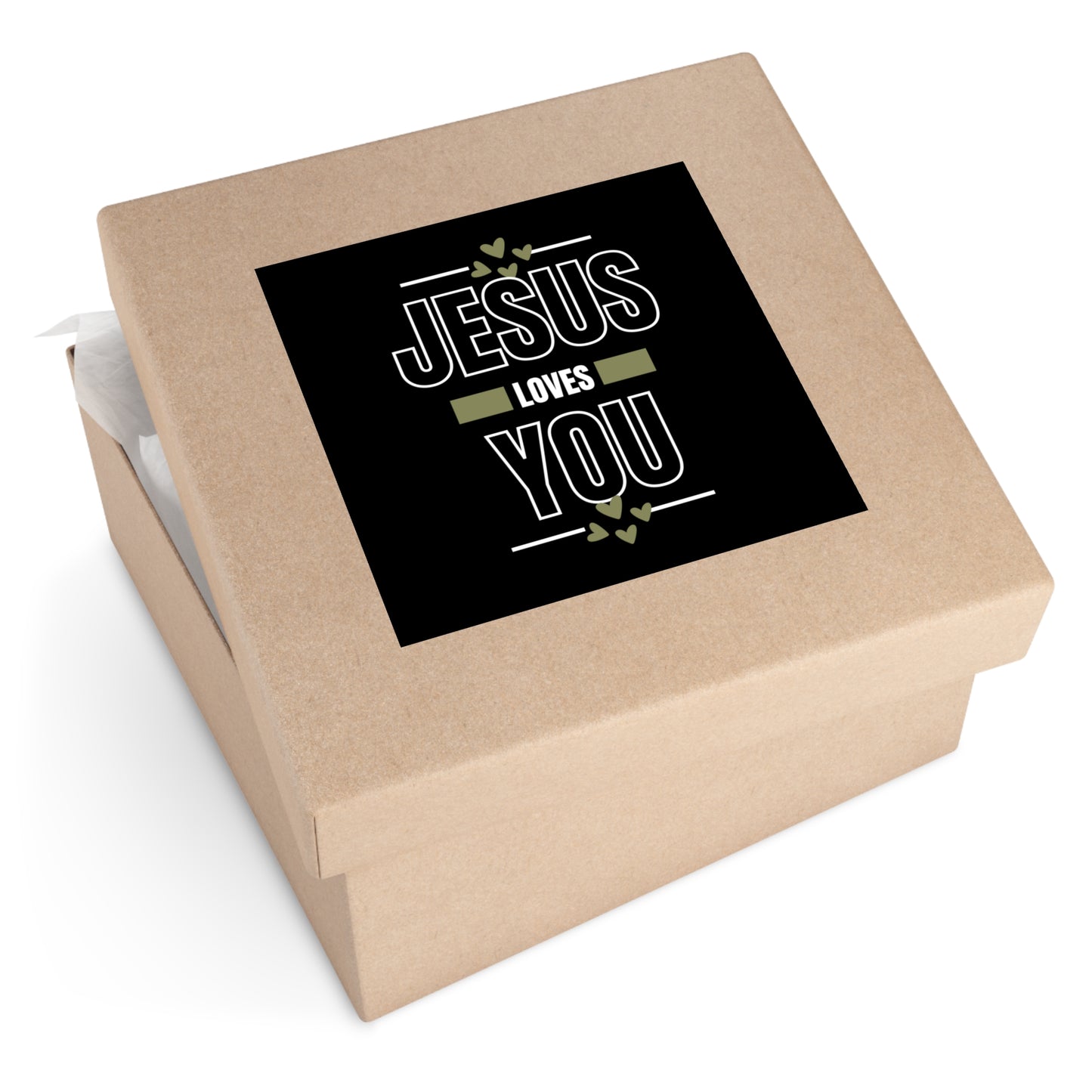 Christian Stickers, Jesus Loves You Sticker, Notebook Stickers, Christian Vinyl Sticker, Christian Decal for Water Bottle,