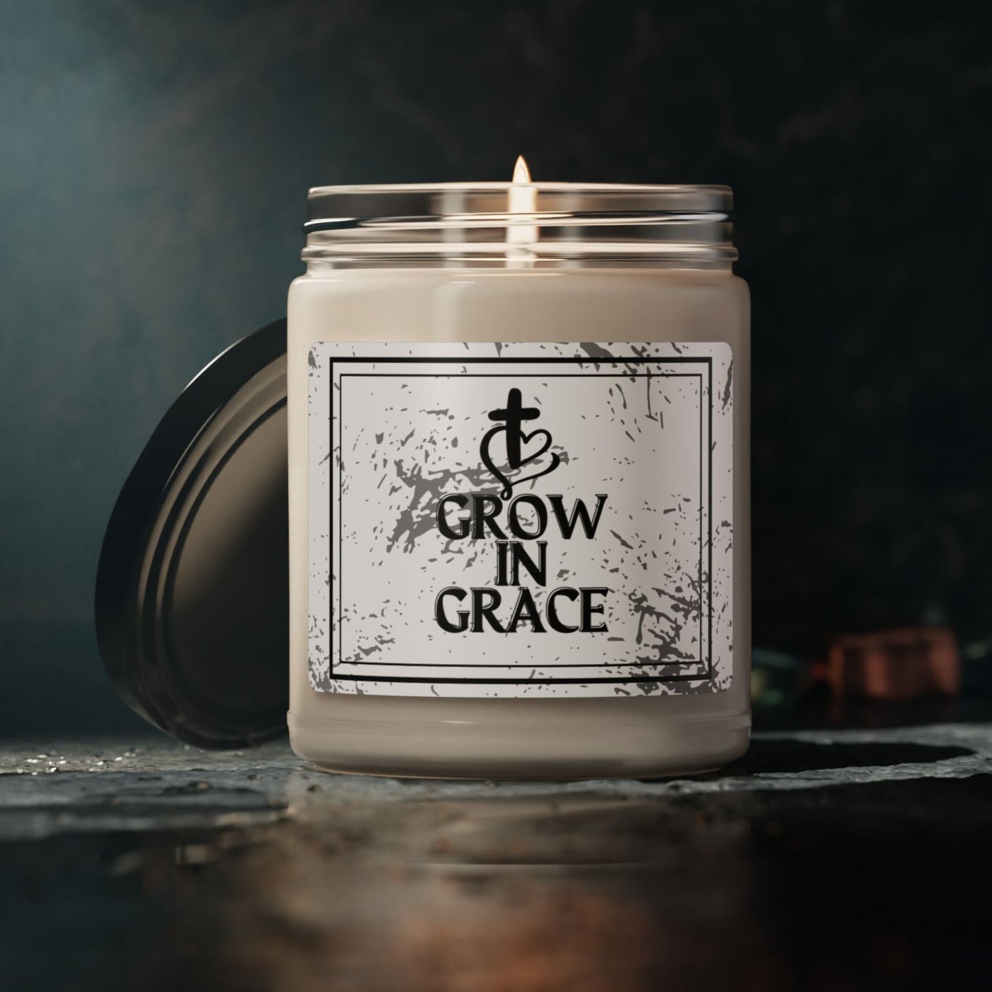 Grow In Grace Christian Candle