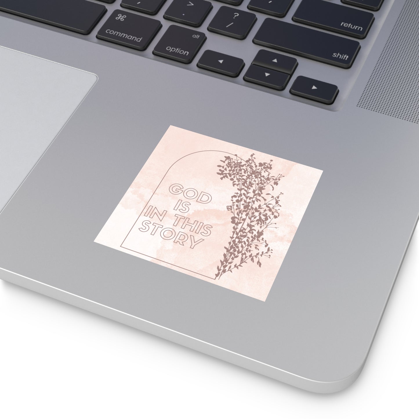 God is in the Story Sticker with Inspirational Message Christian Sticker