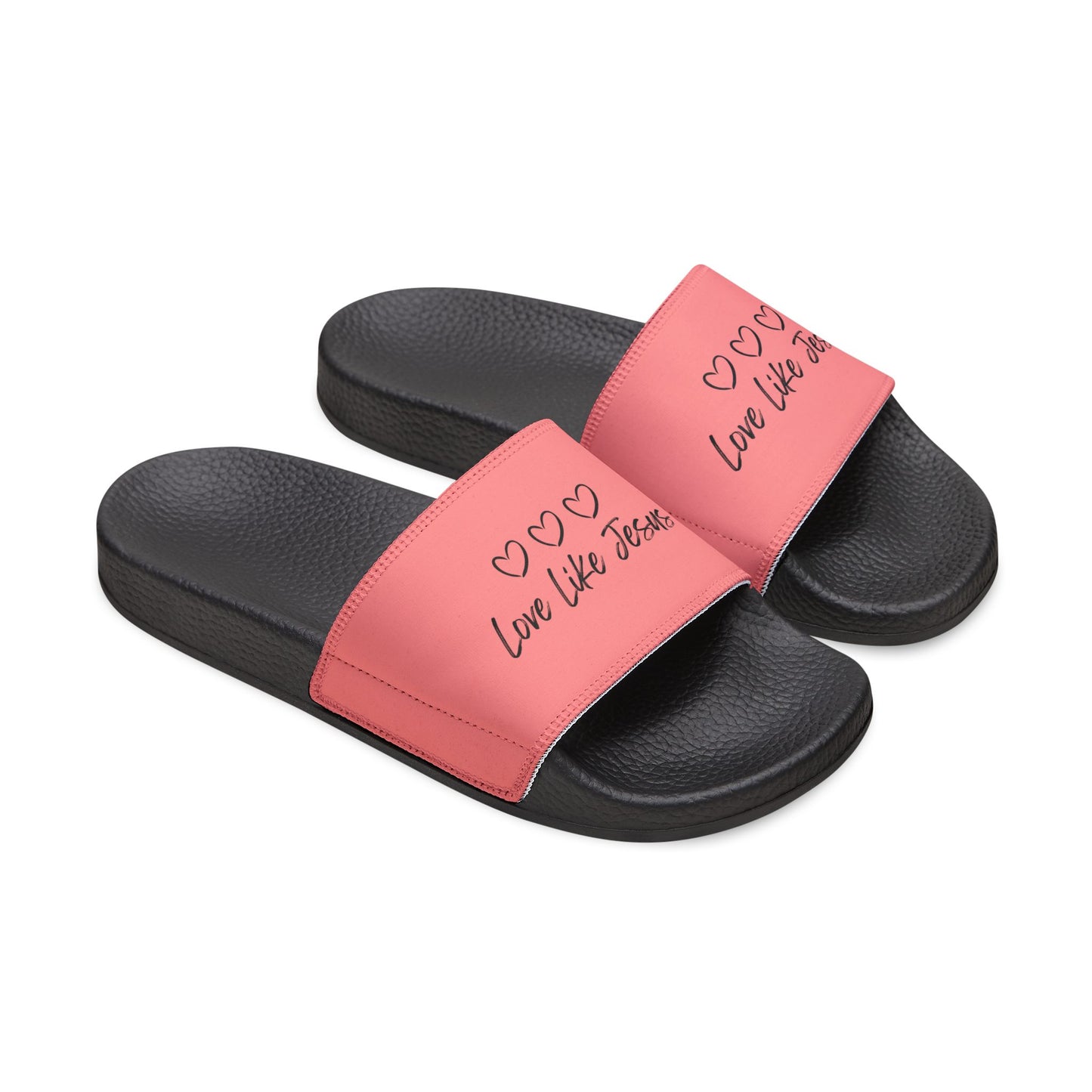 Love Like Jesus Christian Women's Removable Strap Sandals