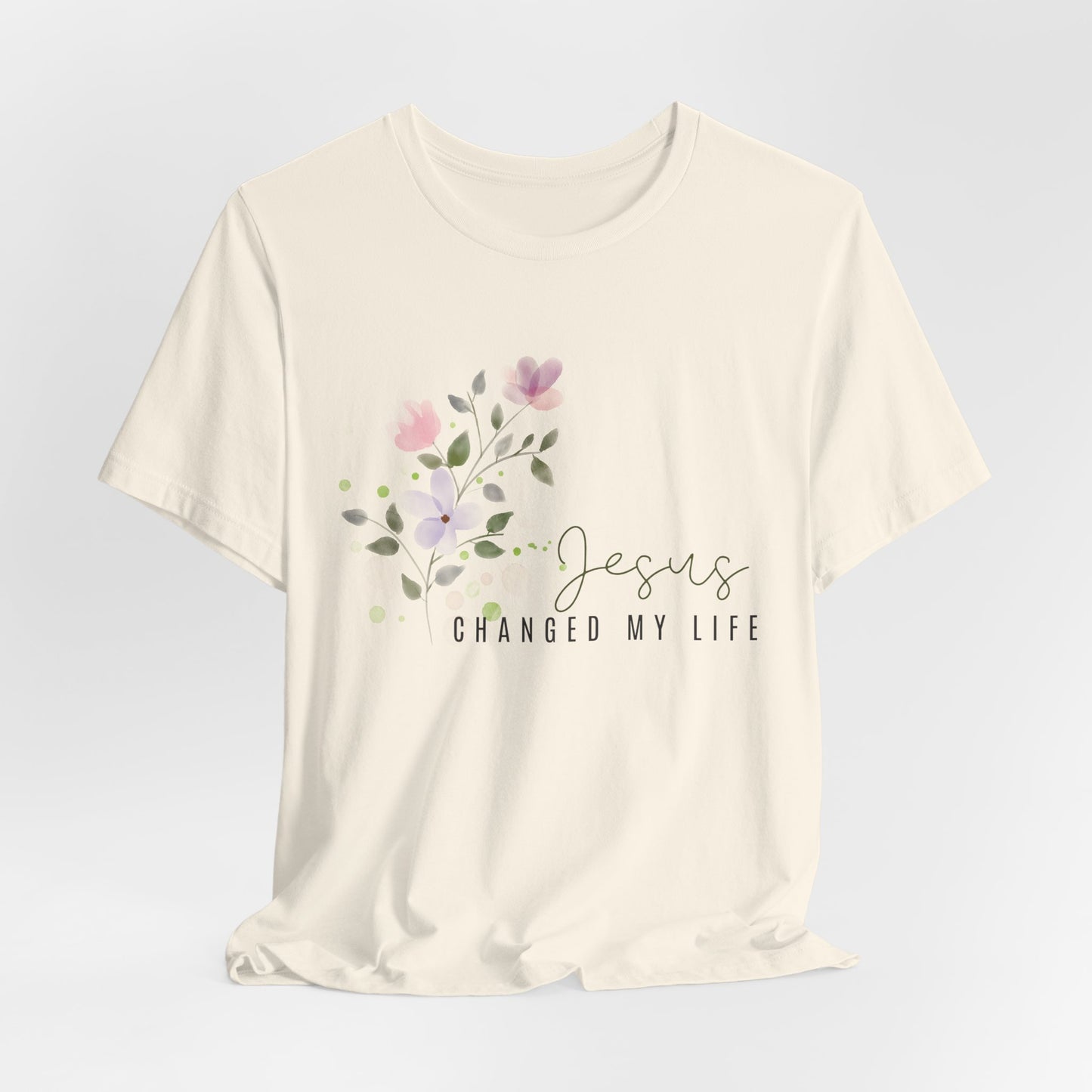 Jesus Changed My Life Christian Tshirt
