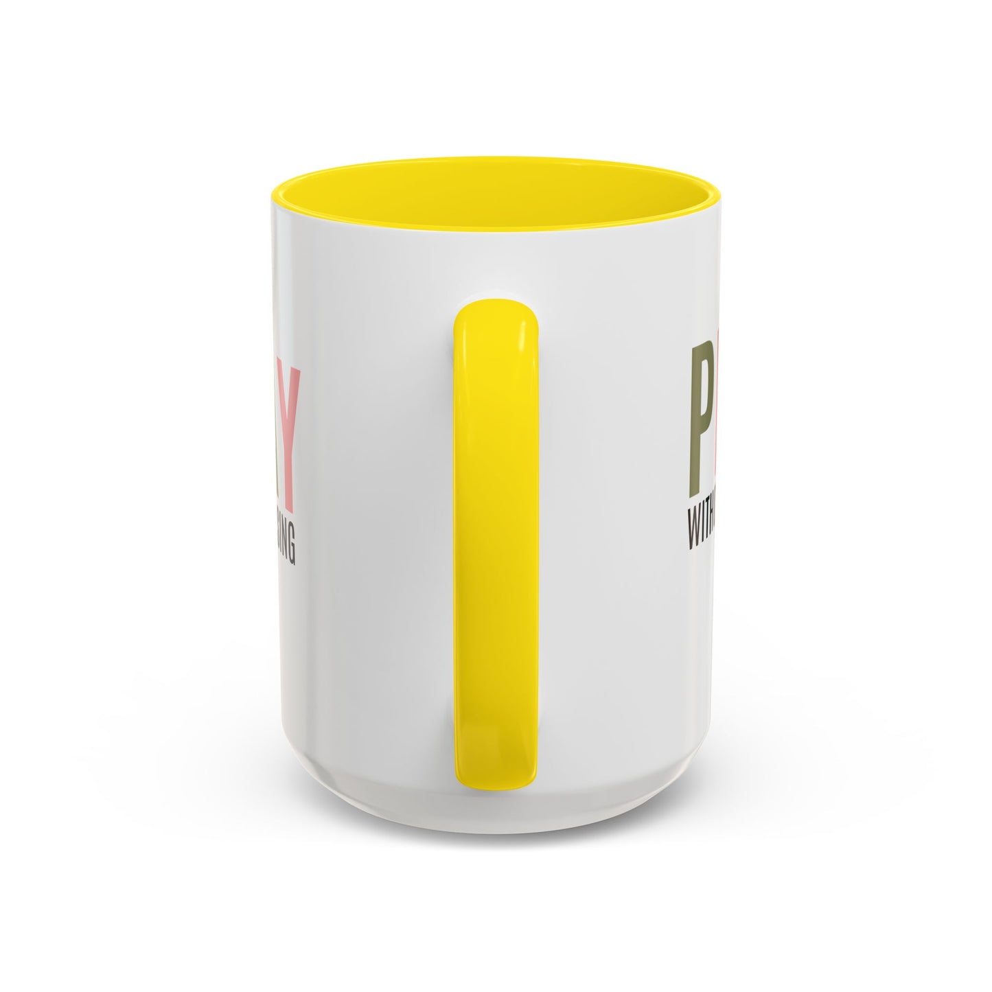Pray Without Ceasing Christian coffee mug