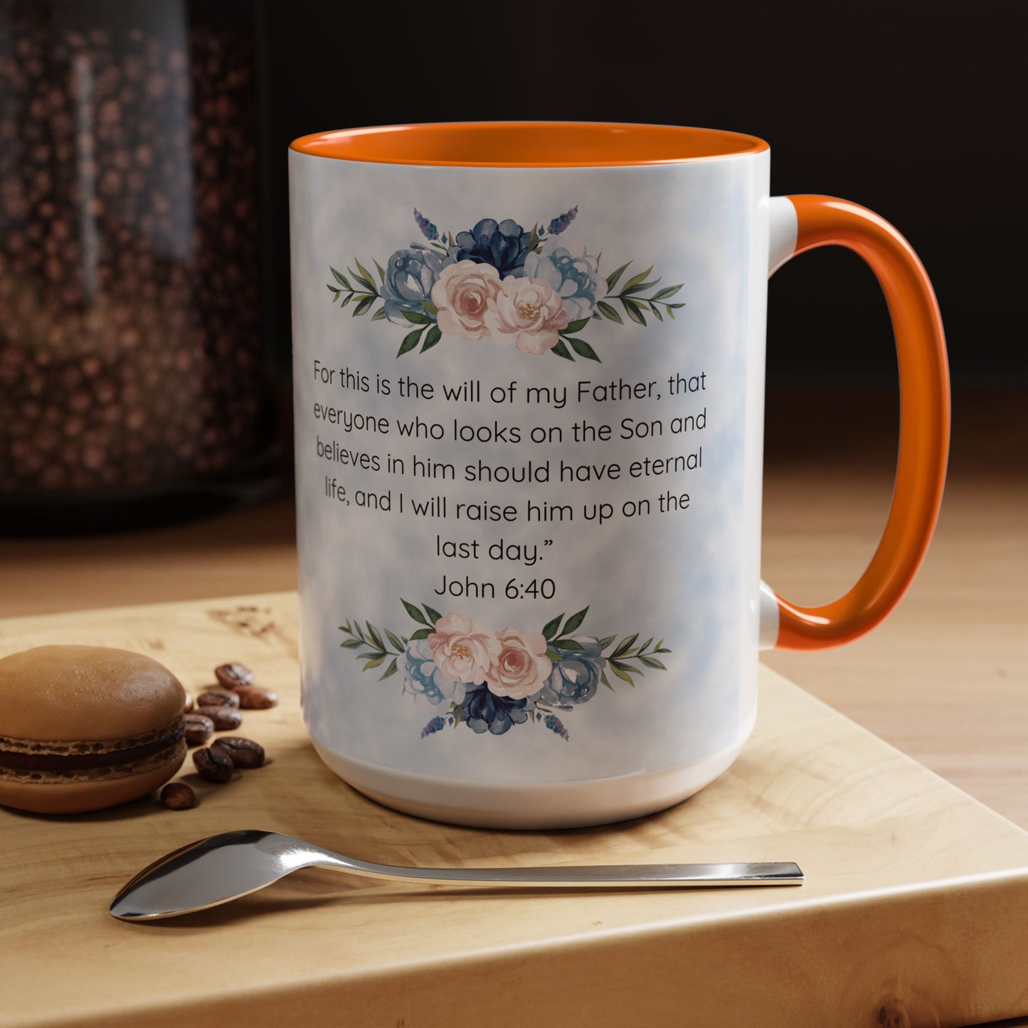 God's Greatest Love Christian coffee mug