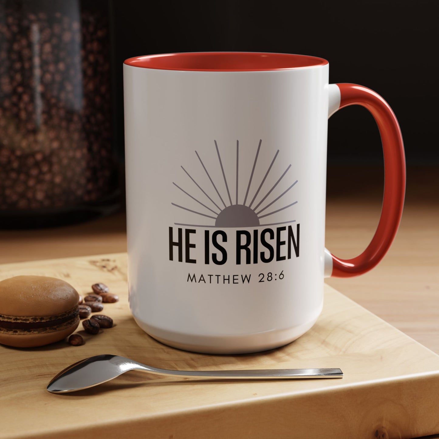 He Is Risen Christian Easter Coffee mug