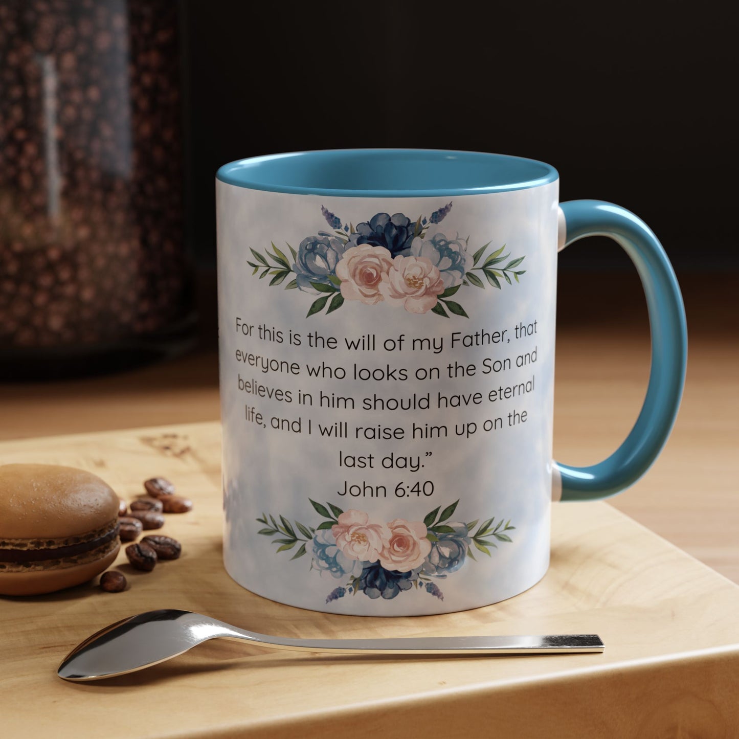 God's Greatest Love Christian coffee mug