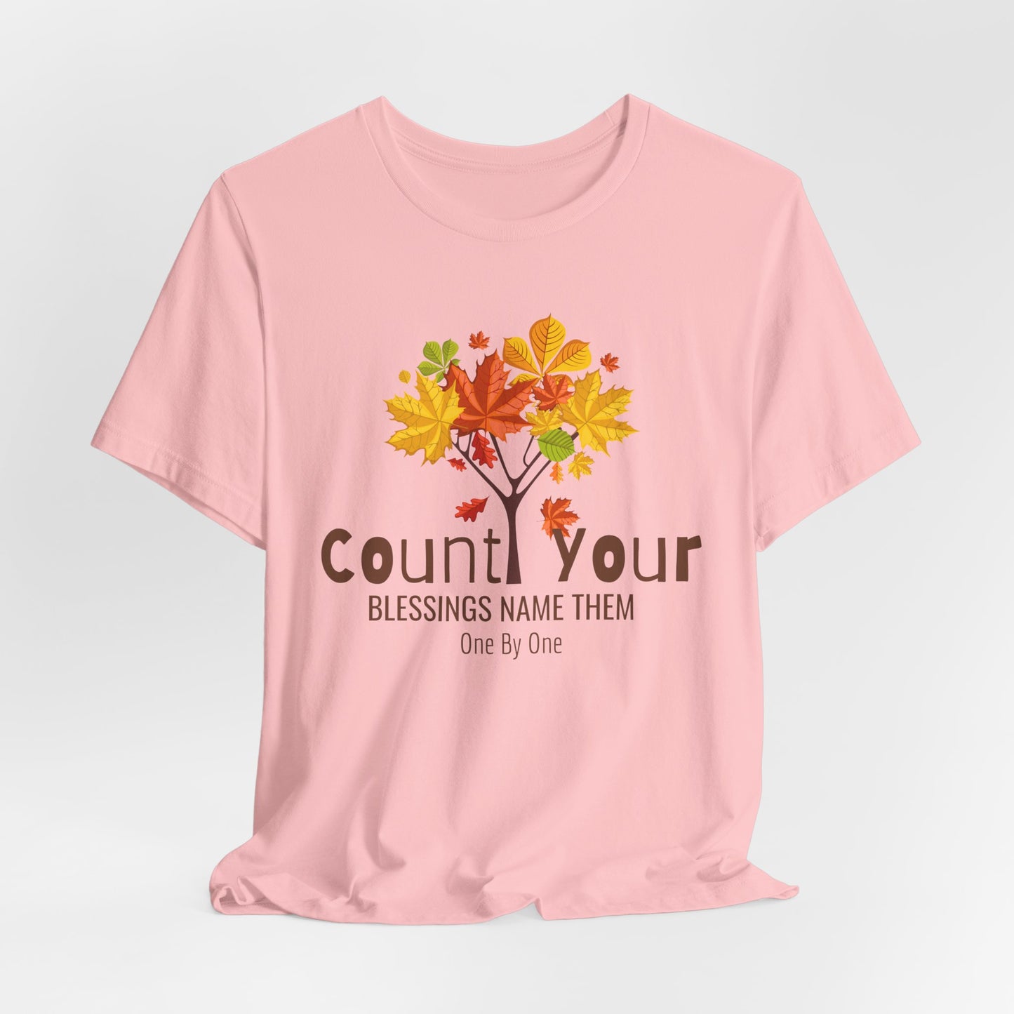 Count Your Blessings Name Them One By One Christian Tshirt