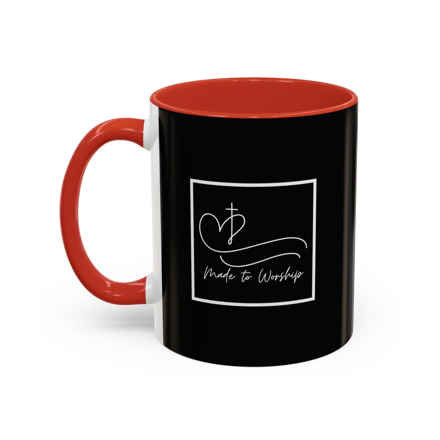 Made to Worship Mug with Bible Verse Christian coffee mugs for Mom Christian Coffee Mug with Inspirational Message Accent Coffee Mug in 11oz Coffee Mug in 15 oz for coffee lovers