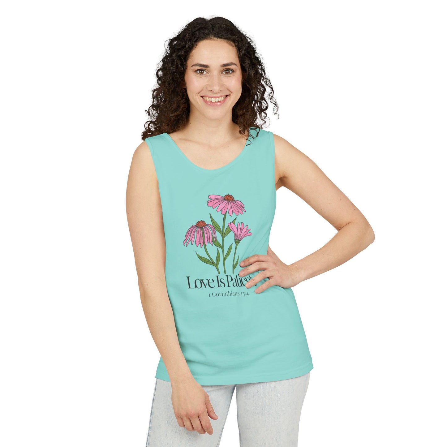 Love is Patient Christian Tank Top