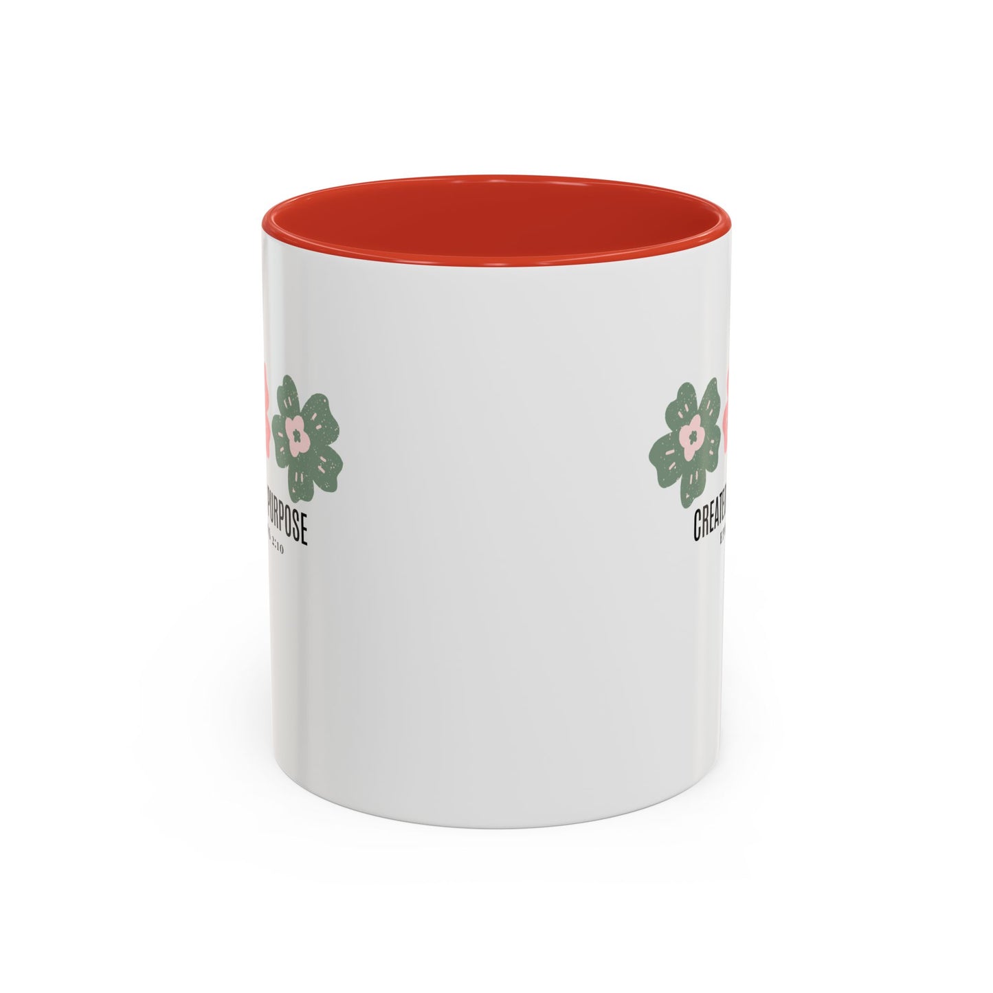 Created for Purpose Mug with Bible Verse Christian coffee mugs