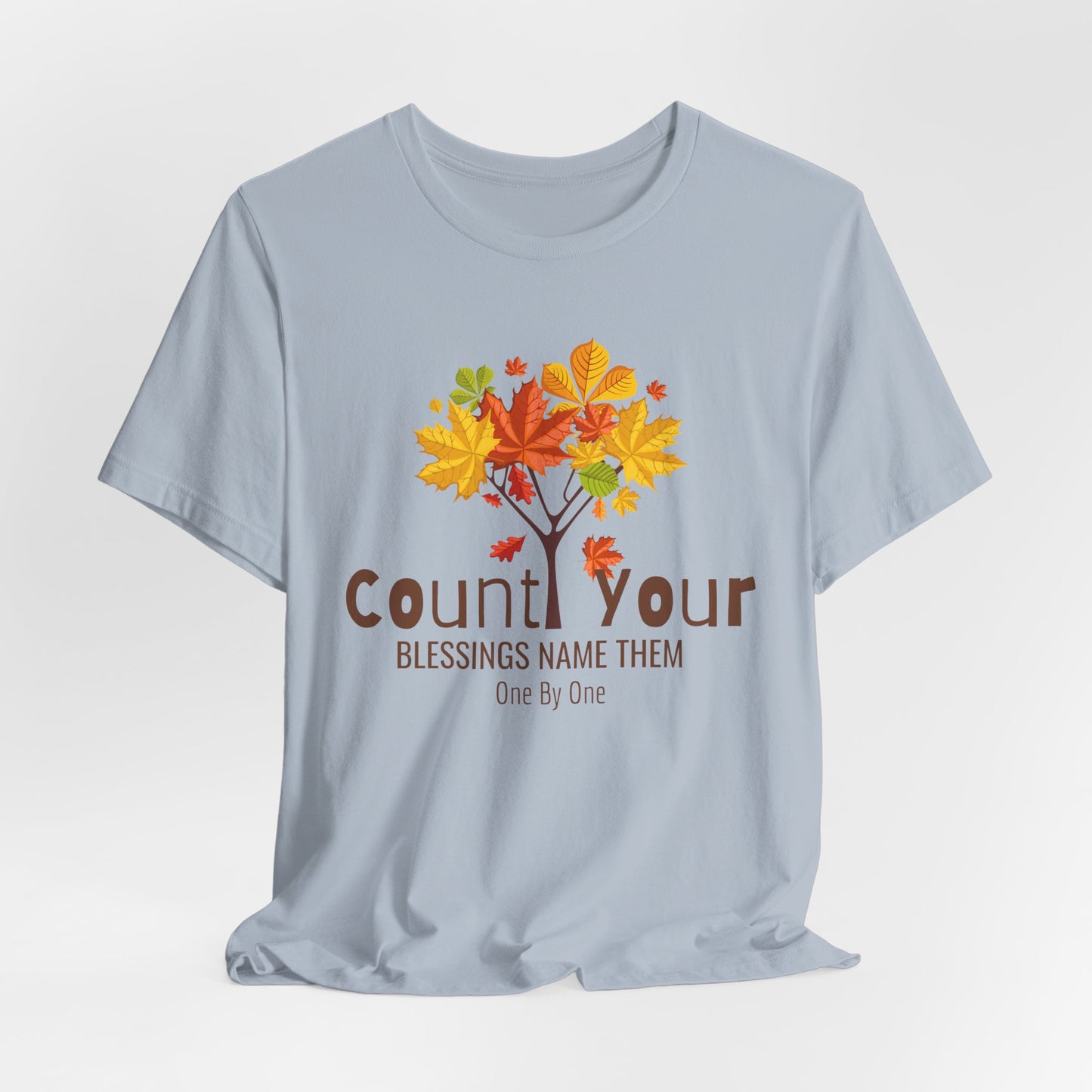 Count Your Blessings Name Them One By One Christian Tshirt