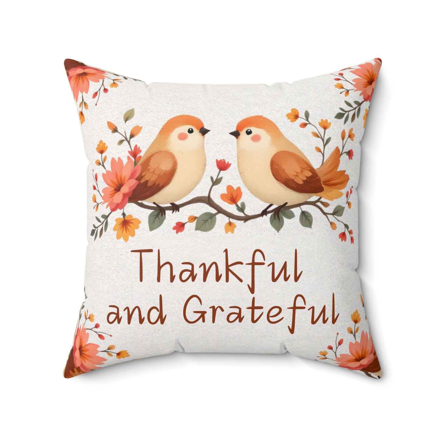Thankful for His Grace Christian Pillow
