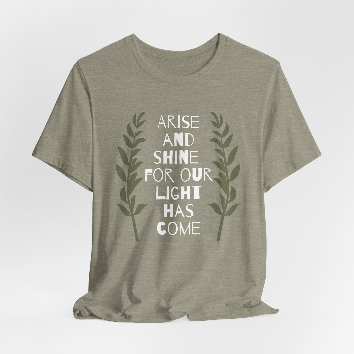 Arise and Shine Floral Christian Tshirt