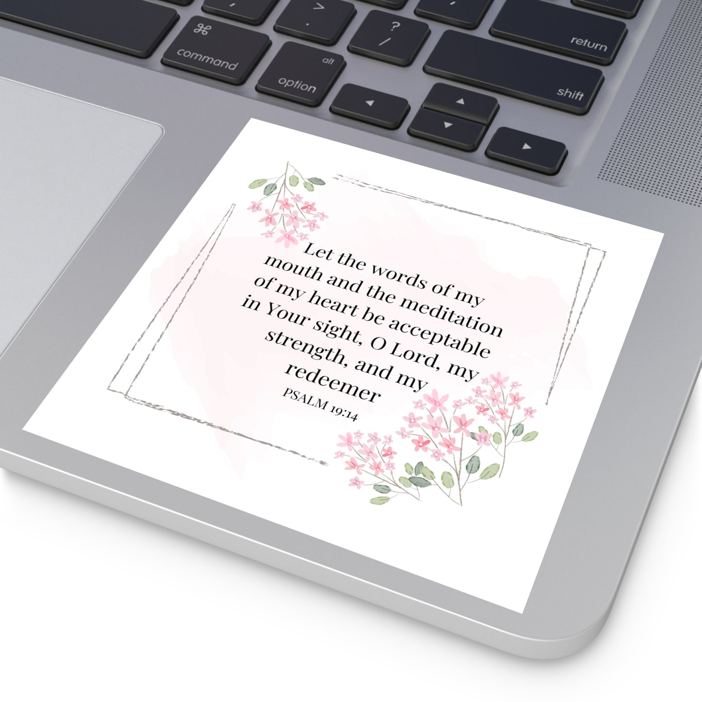 Christian Stickers, Psalms 19:14 Notebook Stickers