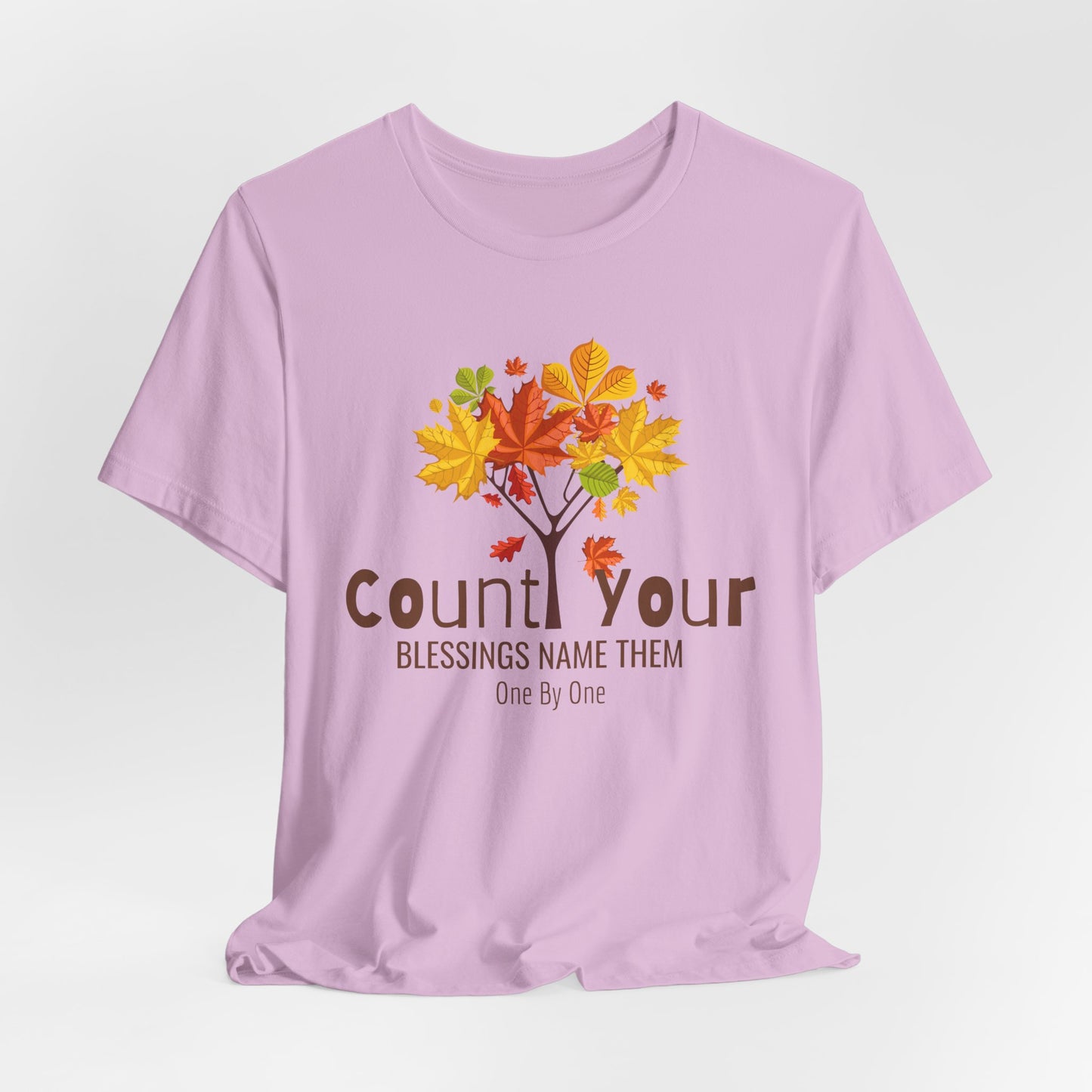 Count Your Blessings Name Them One By One Christian Tshirt